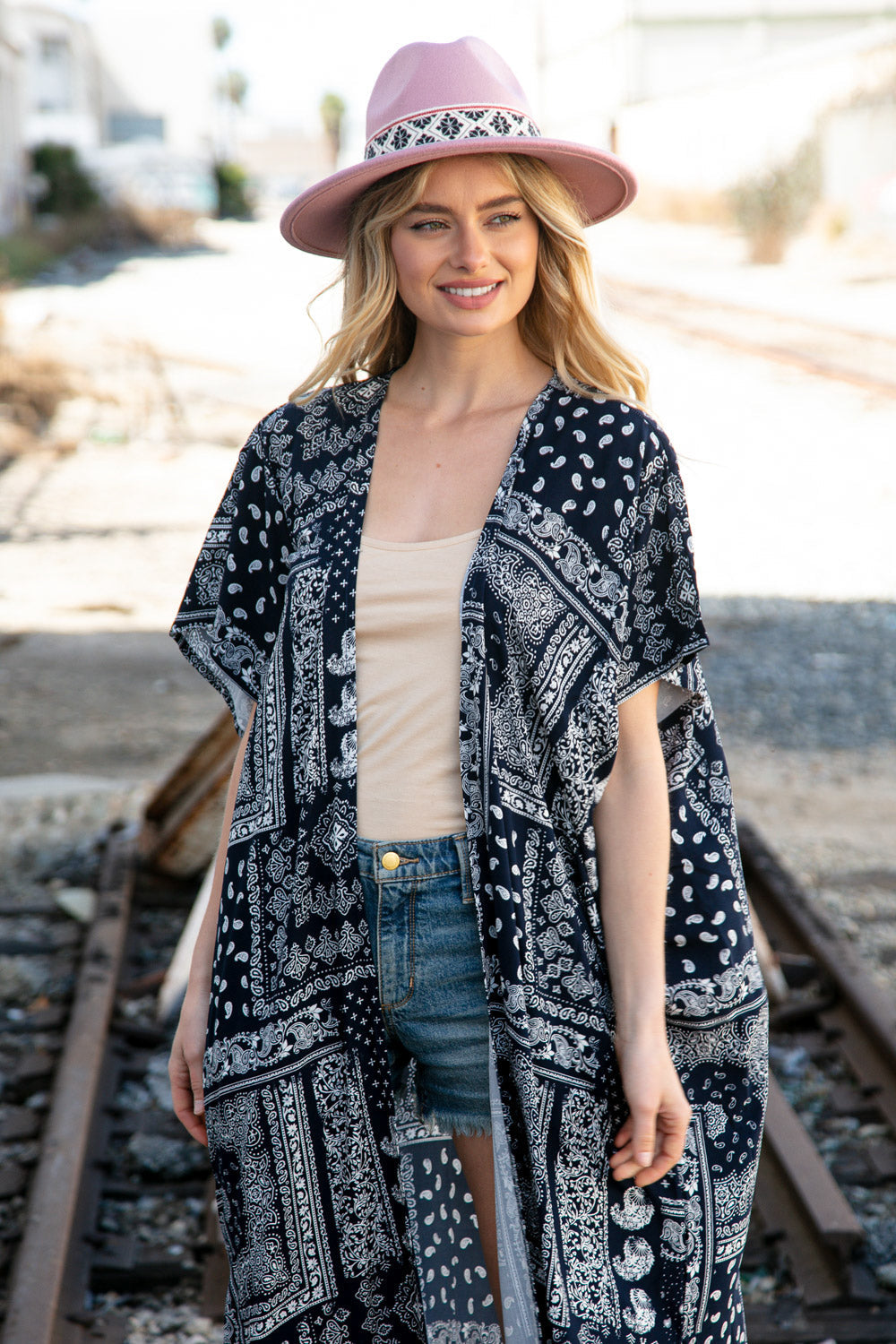 That's So Boho Paisley Maxi Kimono