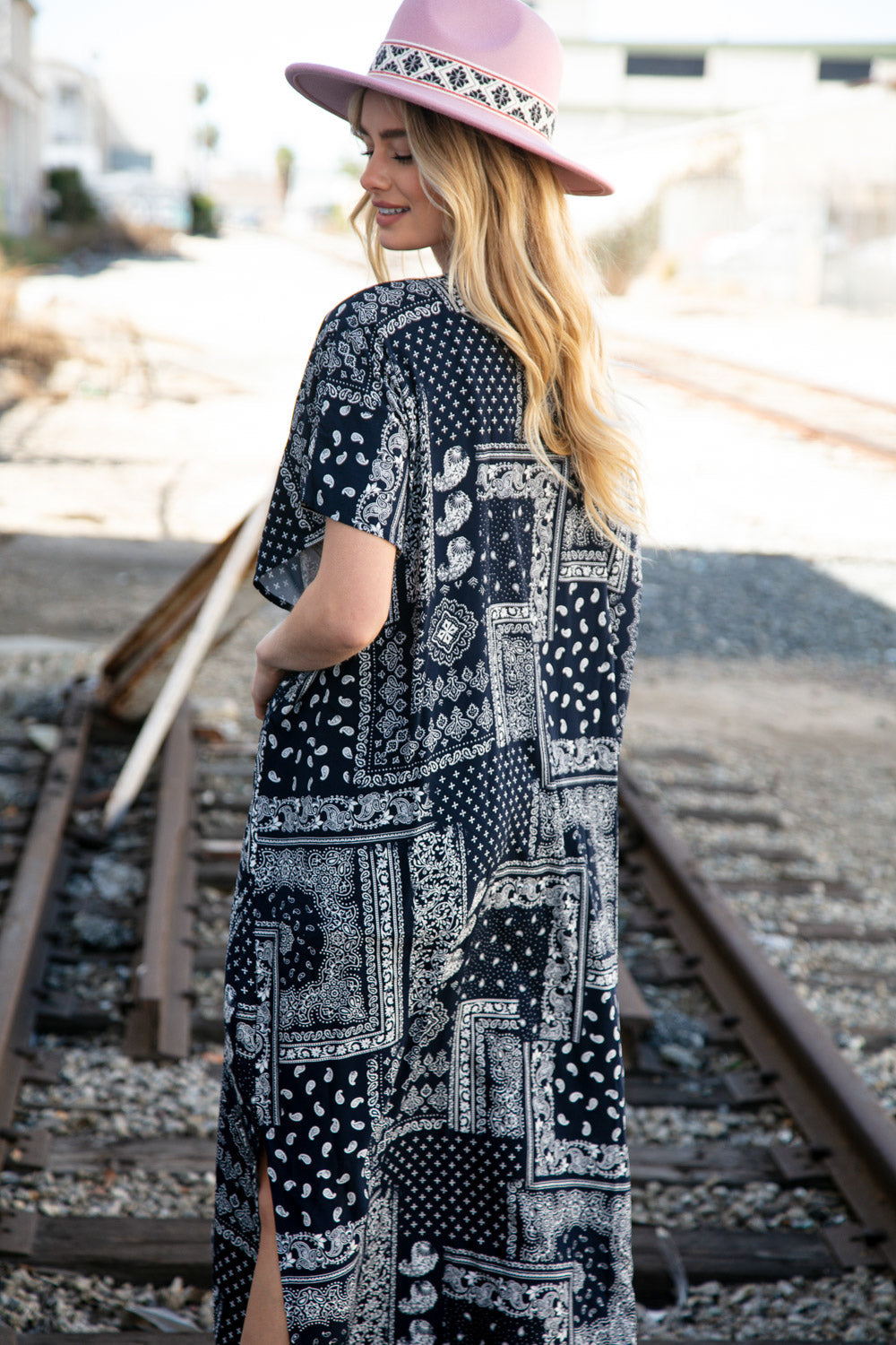 That's So Boho Paisley Maxi Kimono