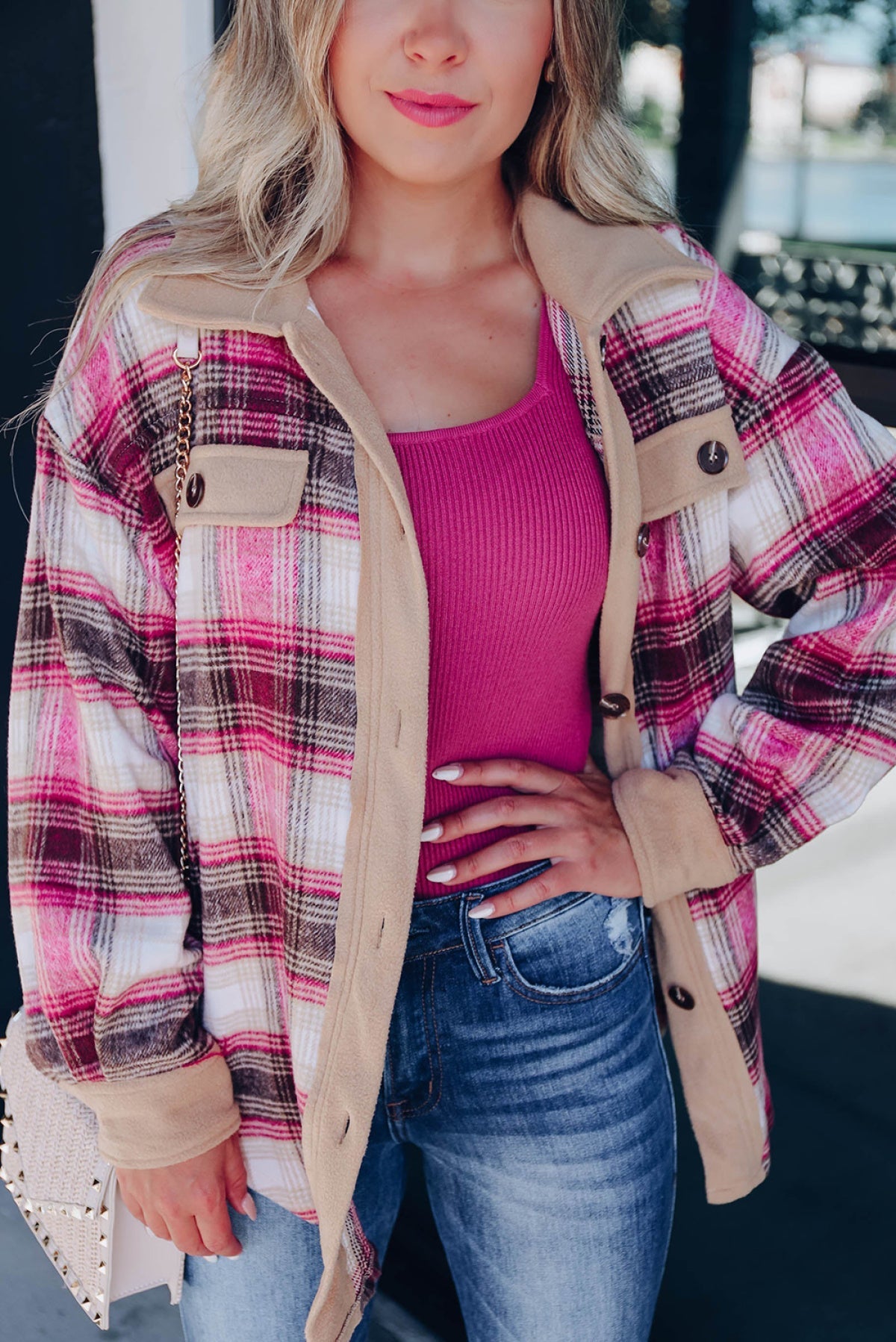 The Juliet Plaid Shacket