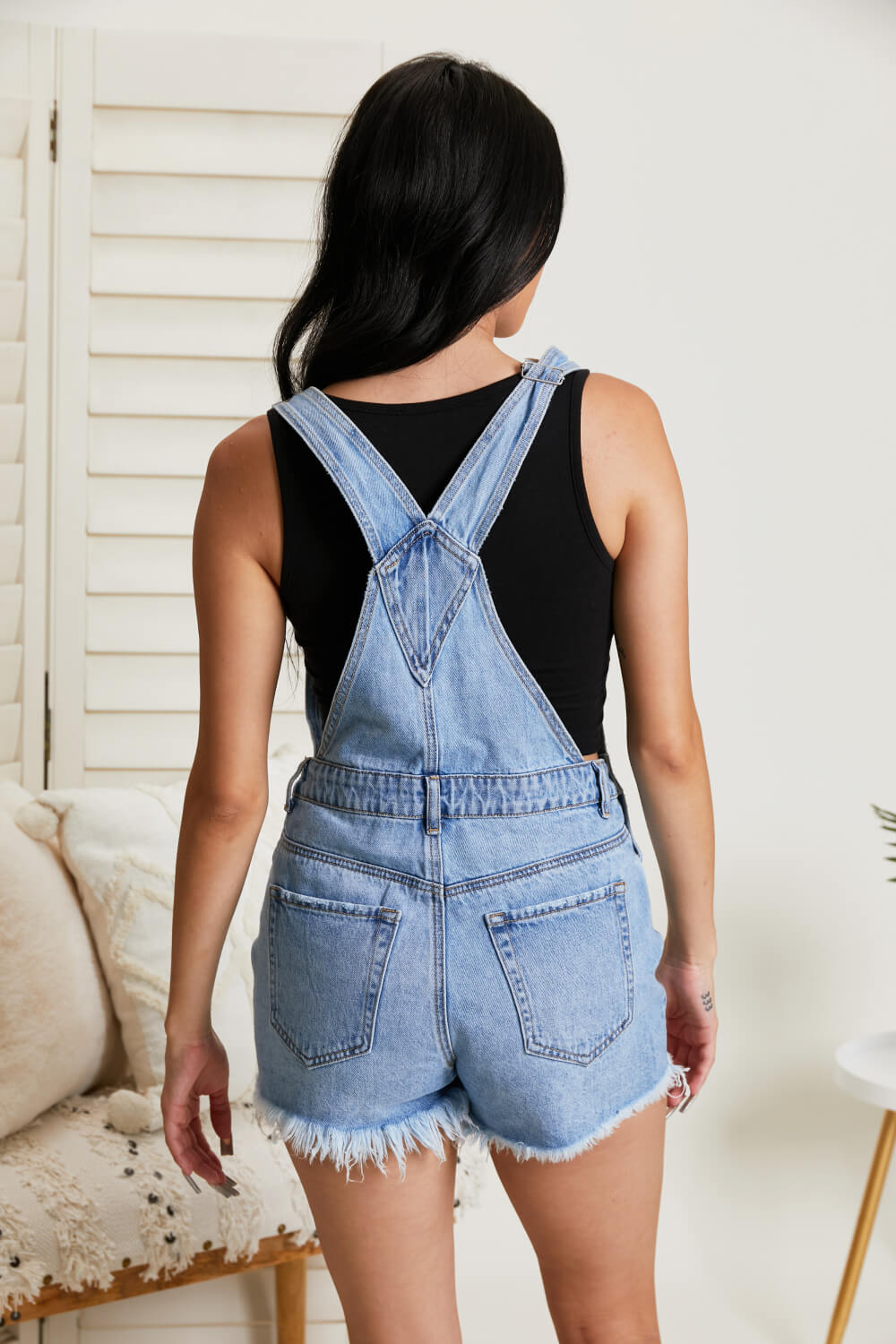 Da Bomb Diggity Destroyed Shortalls by Risen