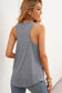 Racerback Tank Top with Pocket   