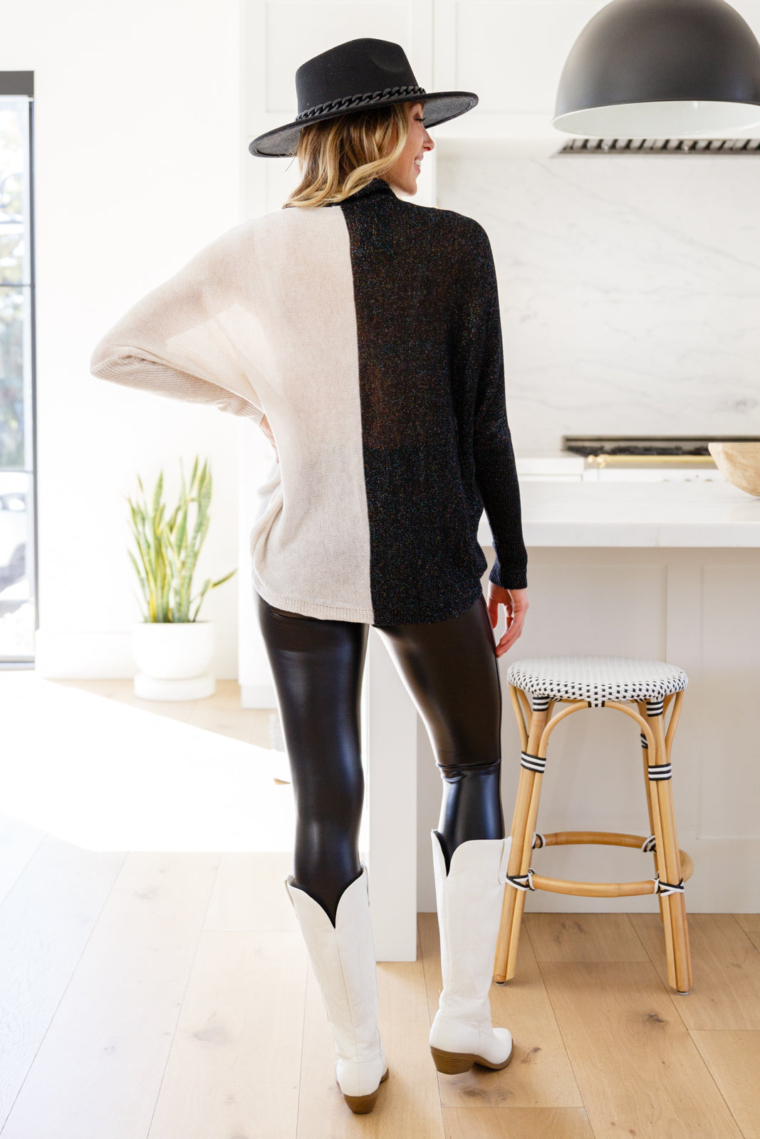 Be the Sparkle Color Blocked Sweater