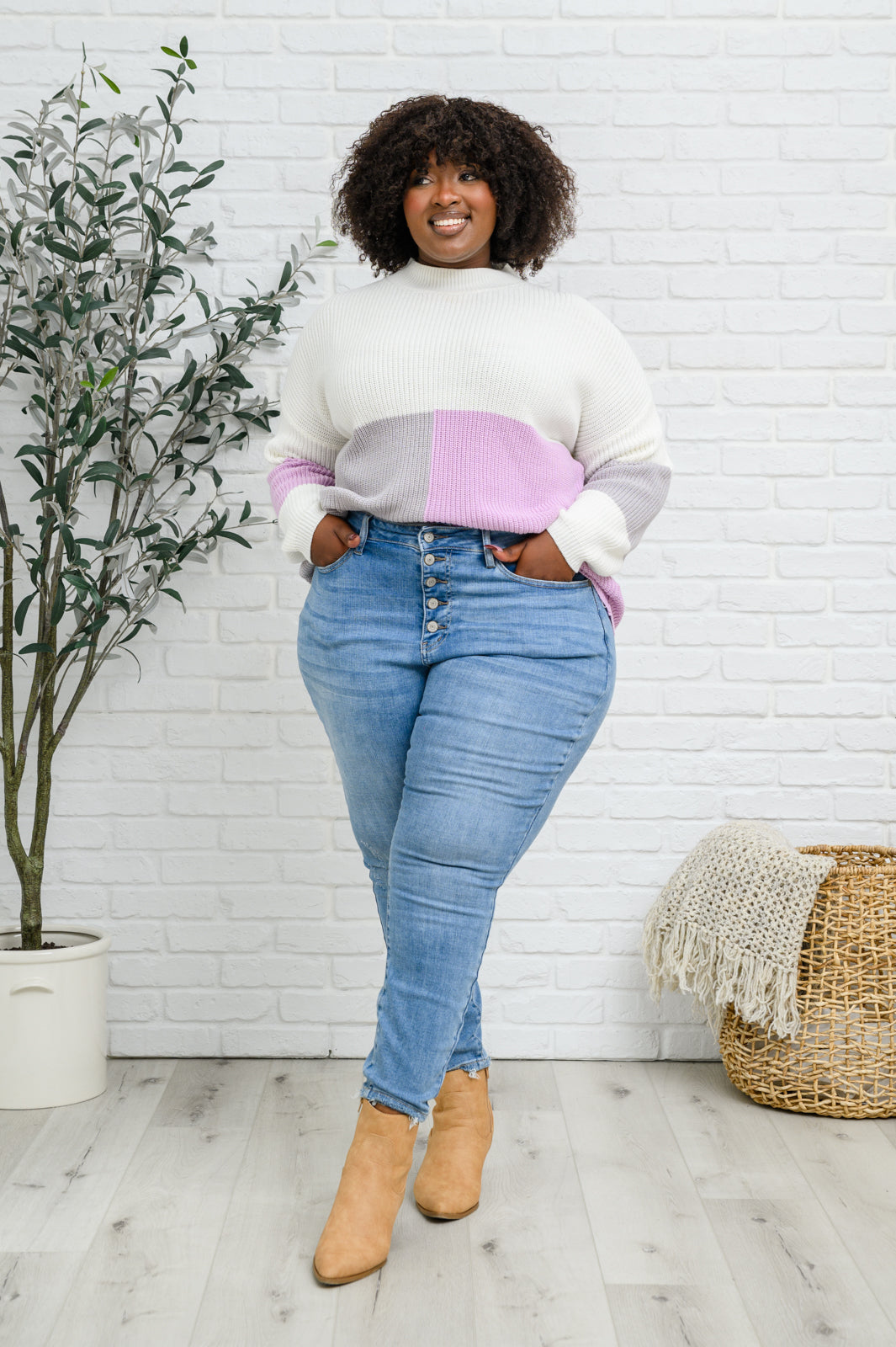 Judy Blue Mariella Hi-Rise Button Fly Skinny Jeans