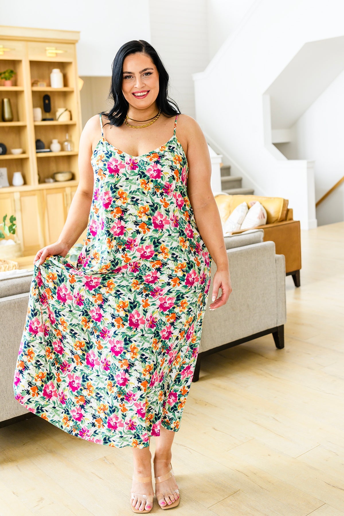 Blossom Breeze Floral Maxi Dress