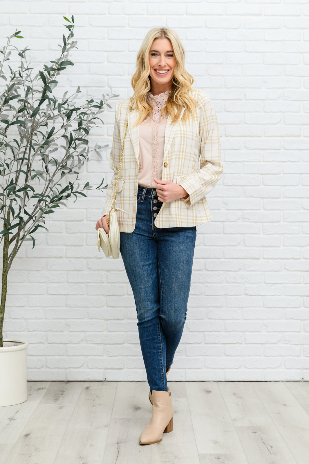 Judy Blue Hips Don't Lie Hi-Rise Button Fly Skinny Jeans