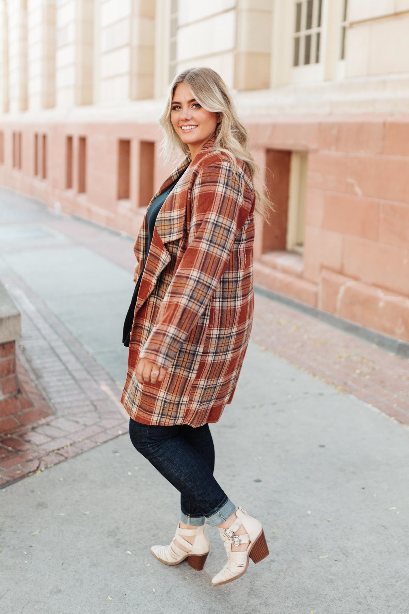Pumpkin Patch Plaid Jacket