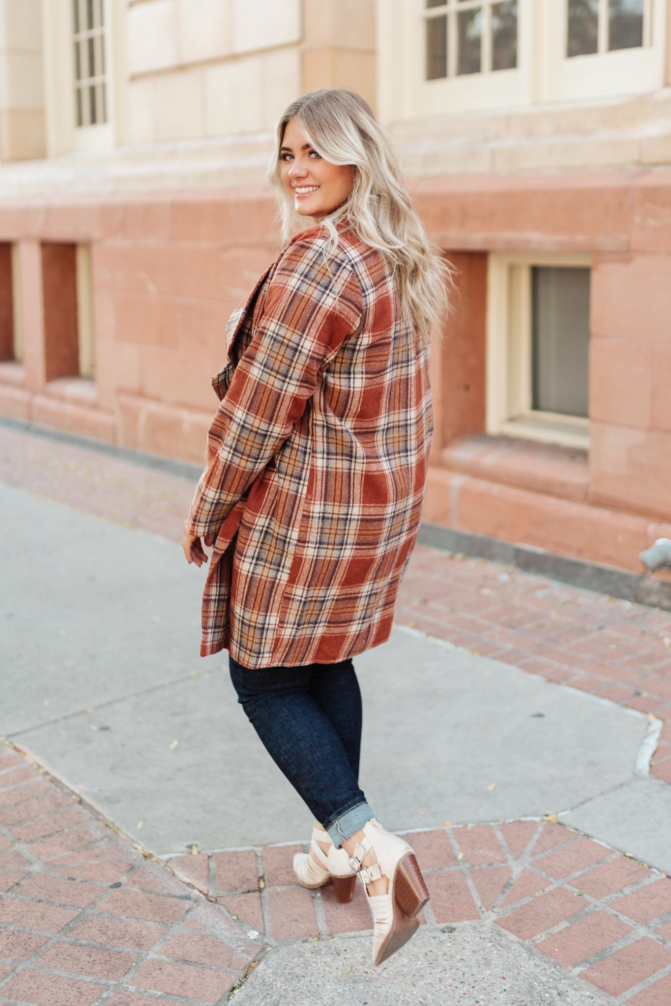 Pumpkin Patch Plaid Jacket
