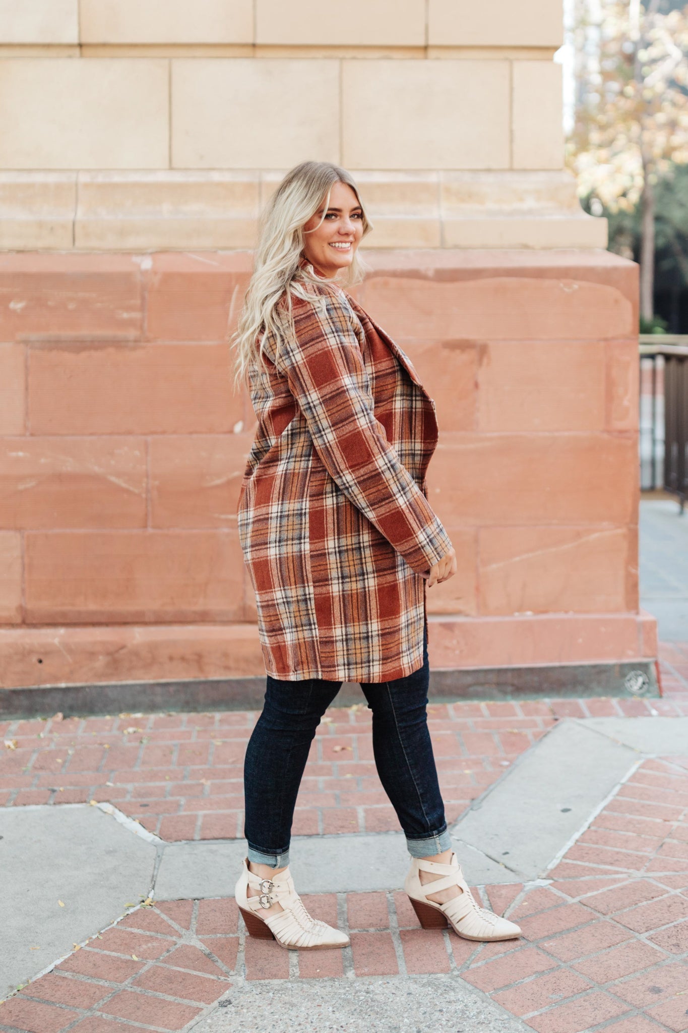 Pumpkin Patch Plaid Jacket