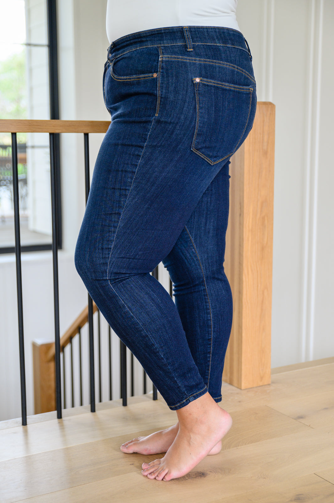 Judy Blue Call Me Back Skinny Jeans with Phone Pocket