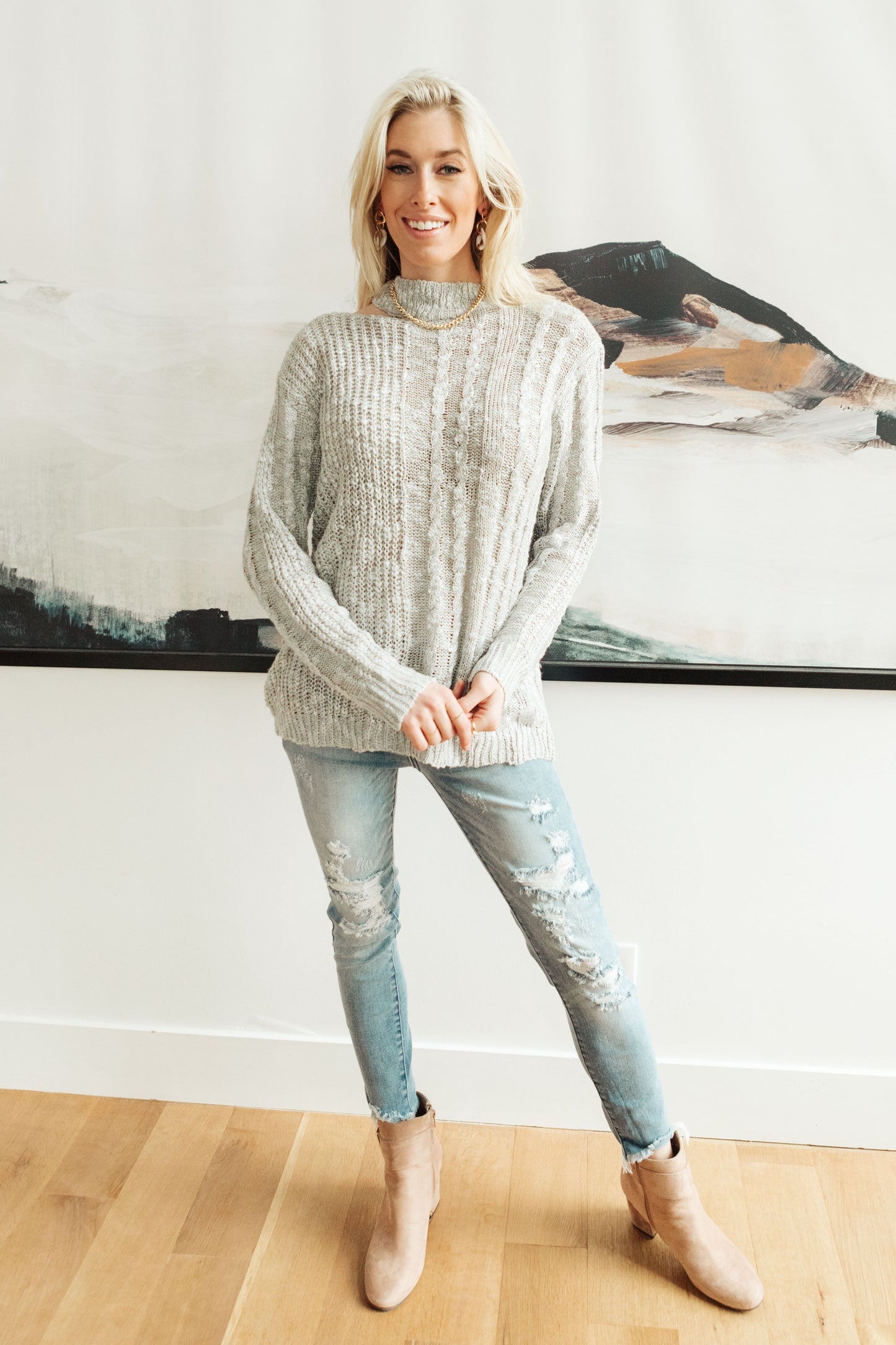 Never Let You Go Knit Sweater