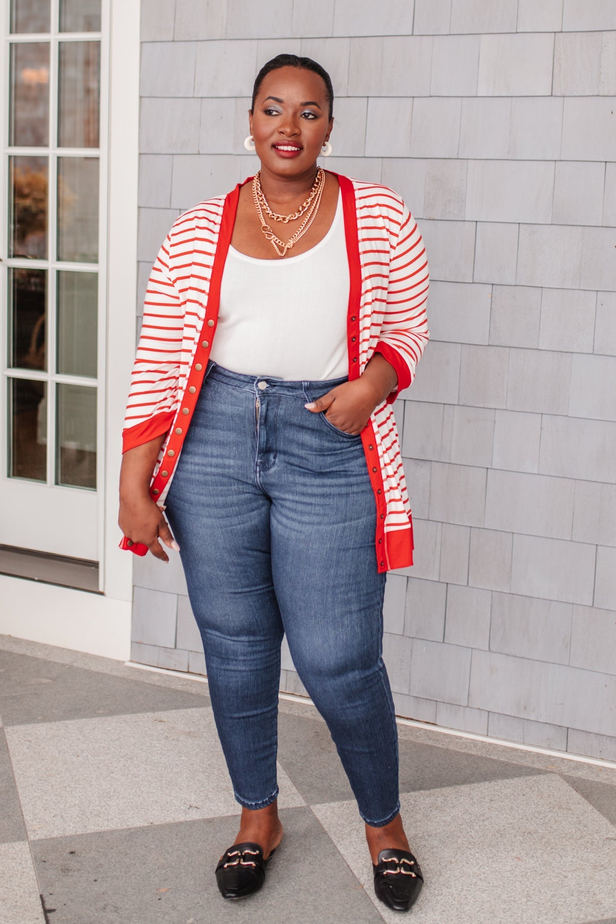 Can't Forget Striped Cardigan