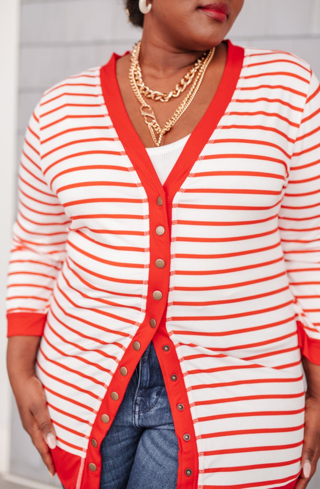 Can't Forget Striped Cardigan