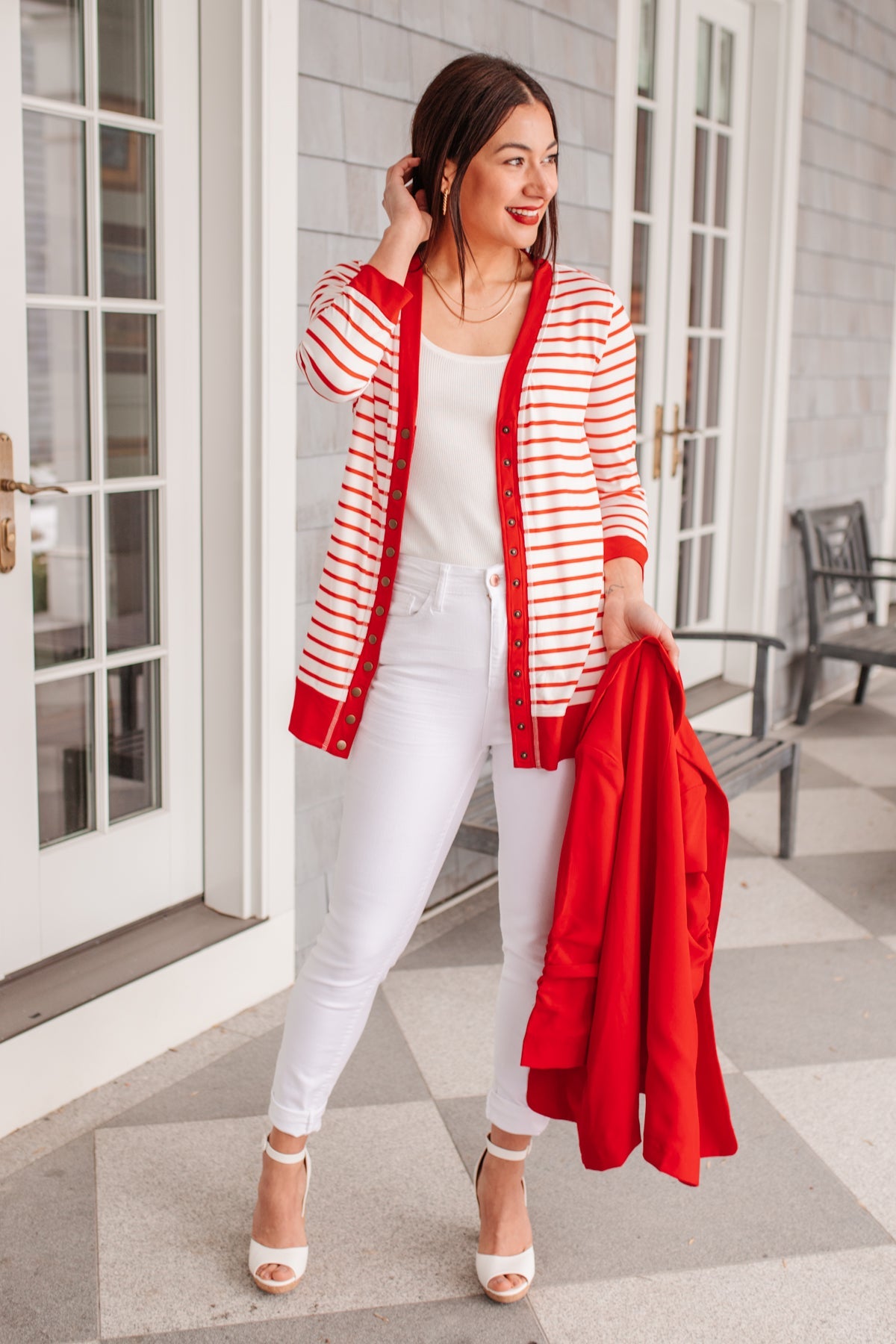 Can't Forget Striped Cardigan