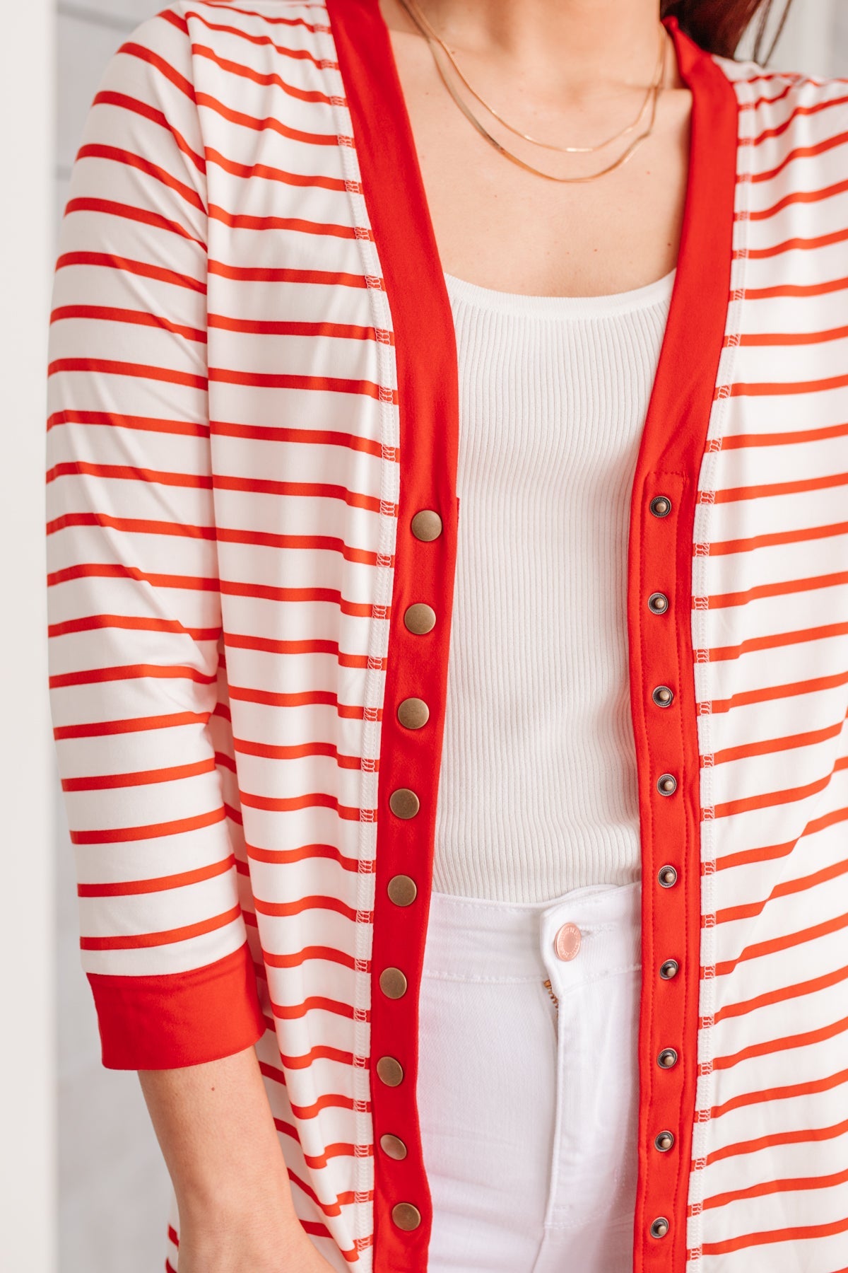 Can't Forget Striped Cardigan