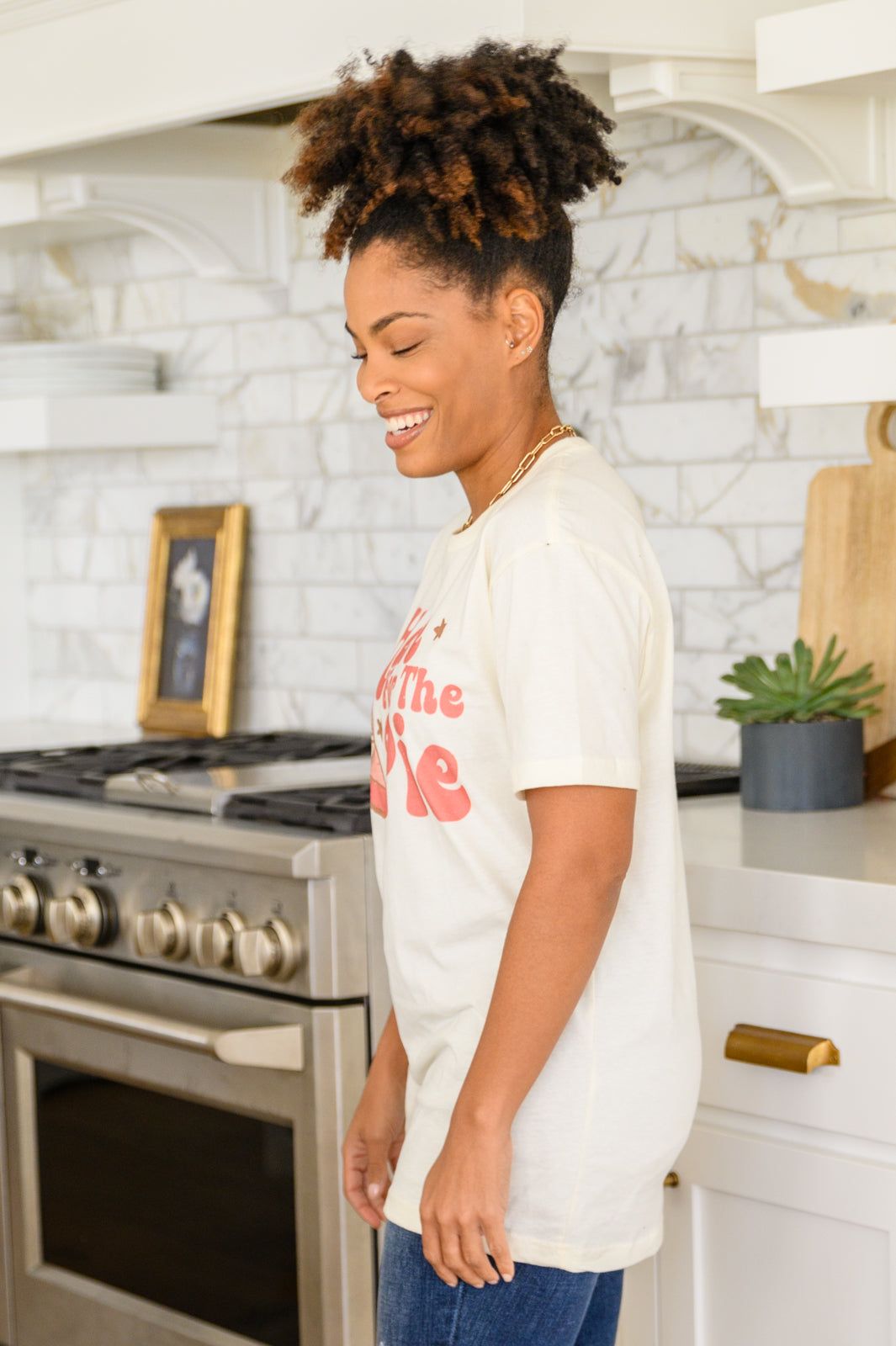 Here For The Pie Graphic Tee