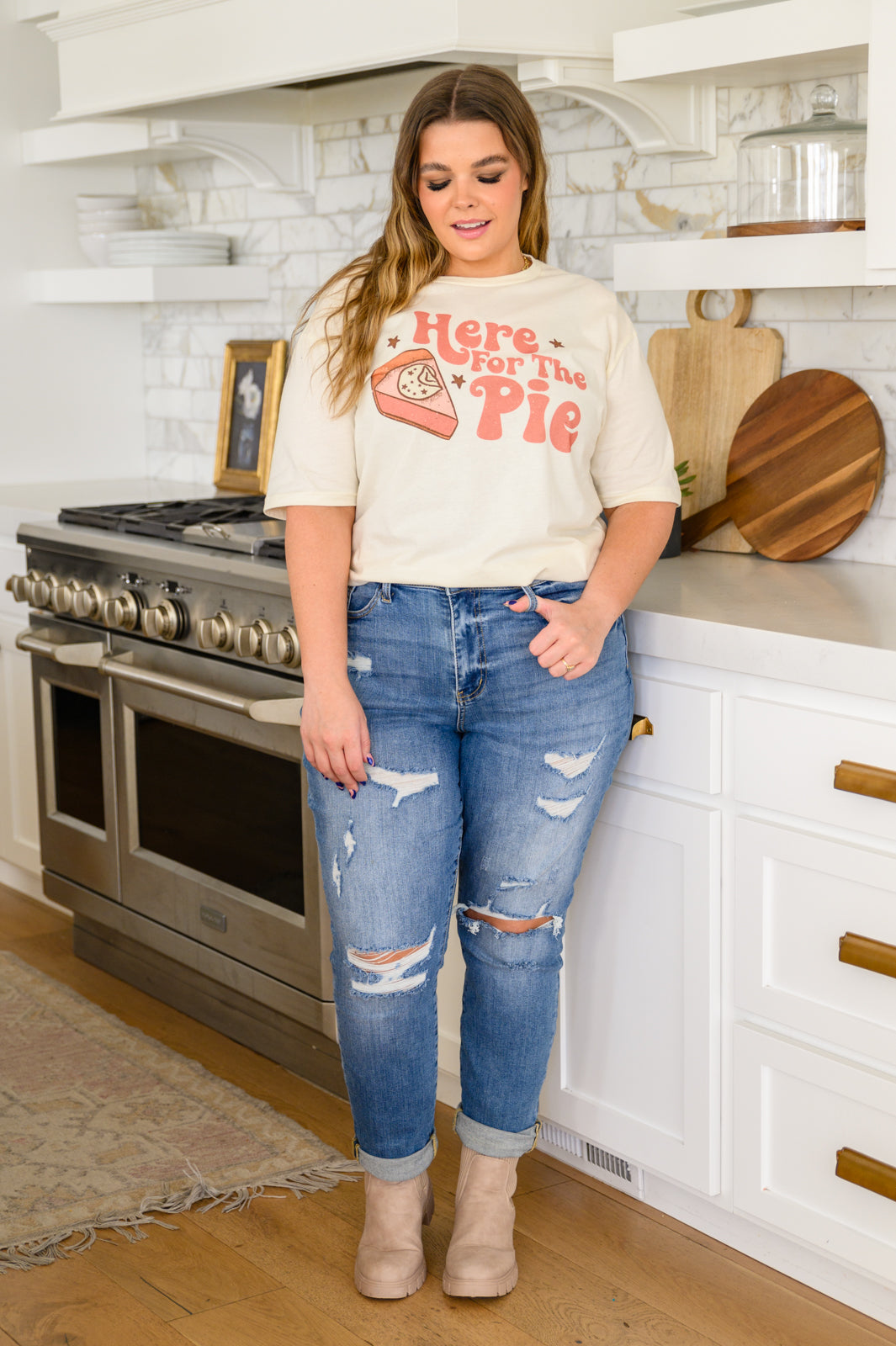 Here For The Pie Graphic Tee