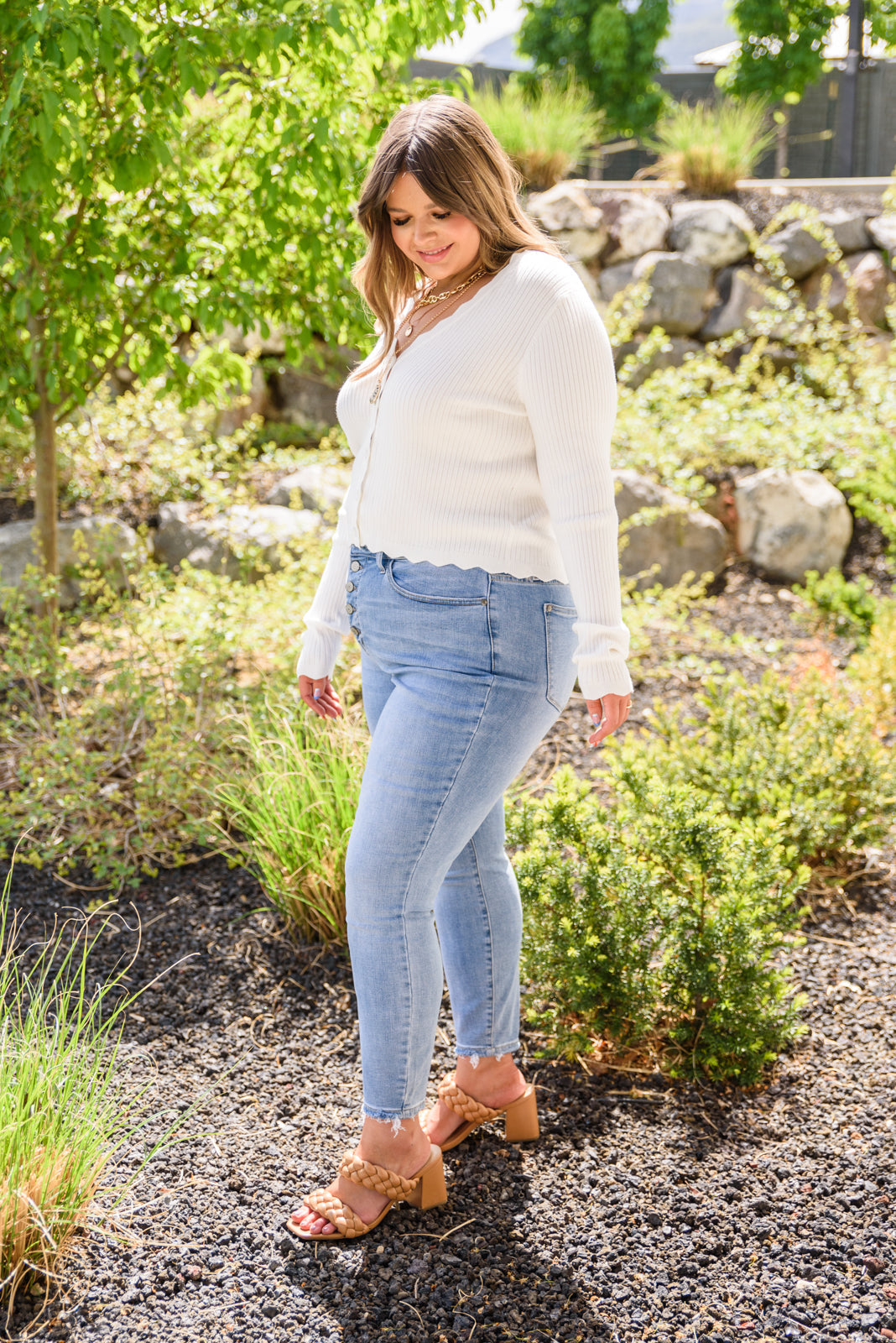 Judy Blue Mariella Hi-Rise Button Fly Skinny Jeans