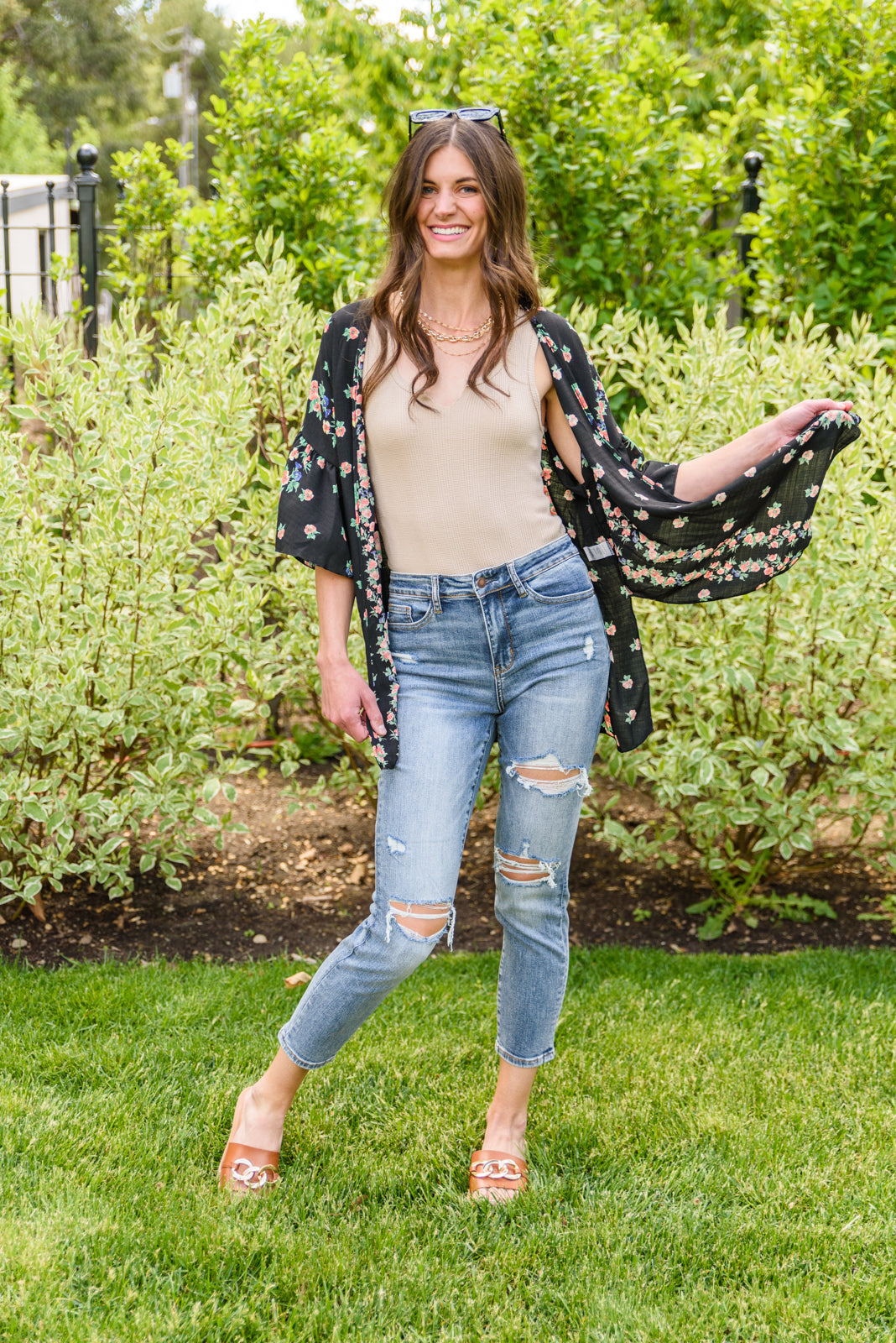 Judy Blue Annabelle High Rise Destroyed Slim Fit Jeans