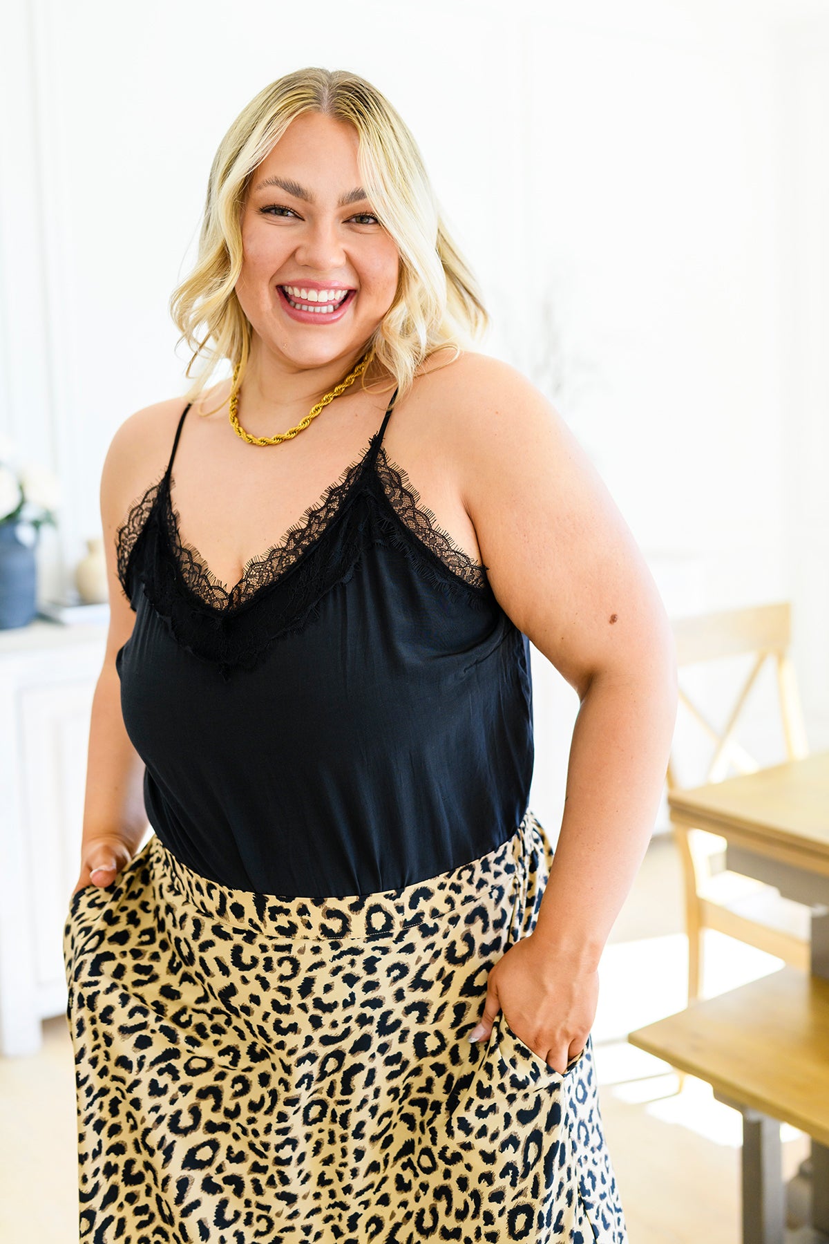 Midnight Muse Lace Bodysuit Black 1XL