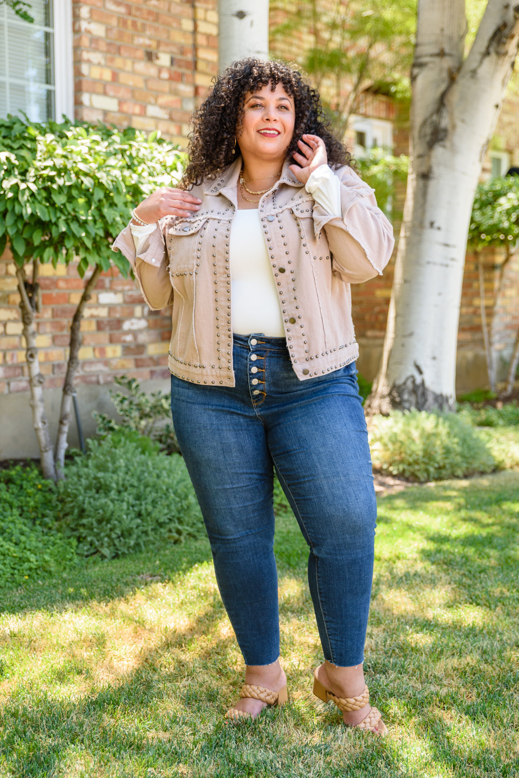 Judy Blue Hips Don't Lie Hi-Rise Button Fly Skinny Jeans