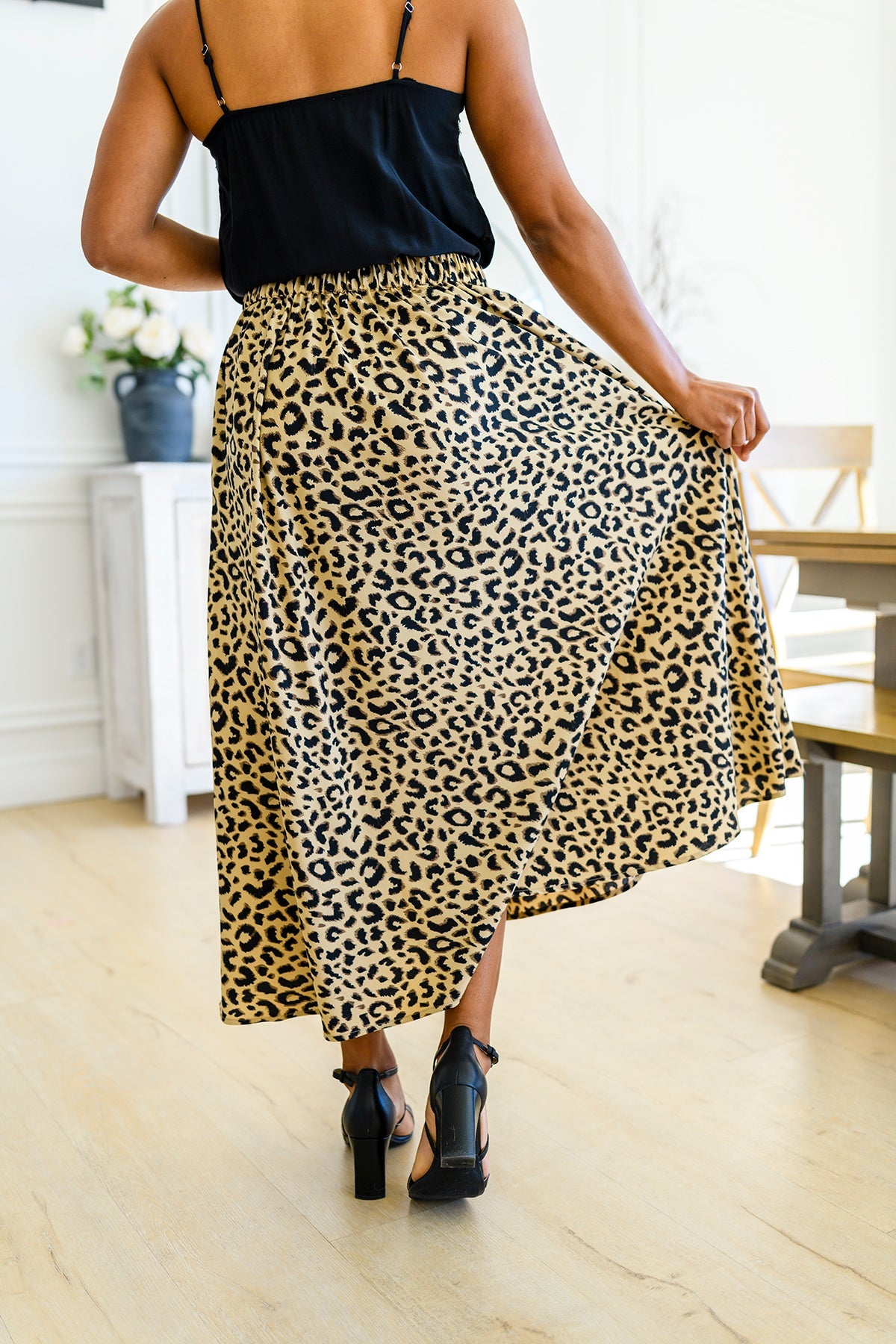 Untamed Beauty Leopard Print Maxi Skirt