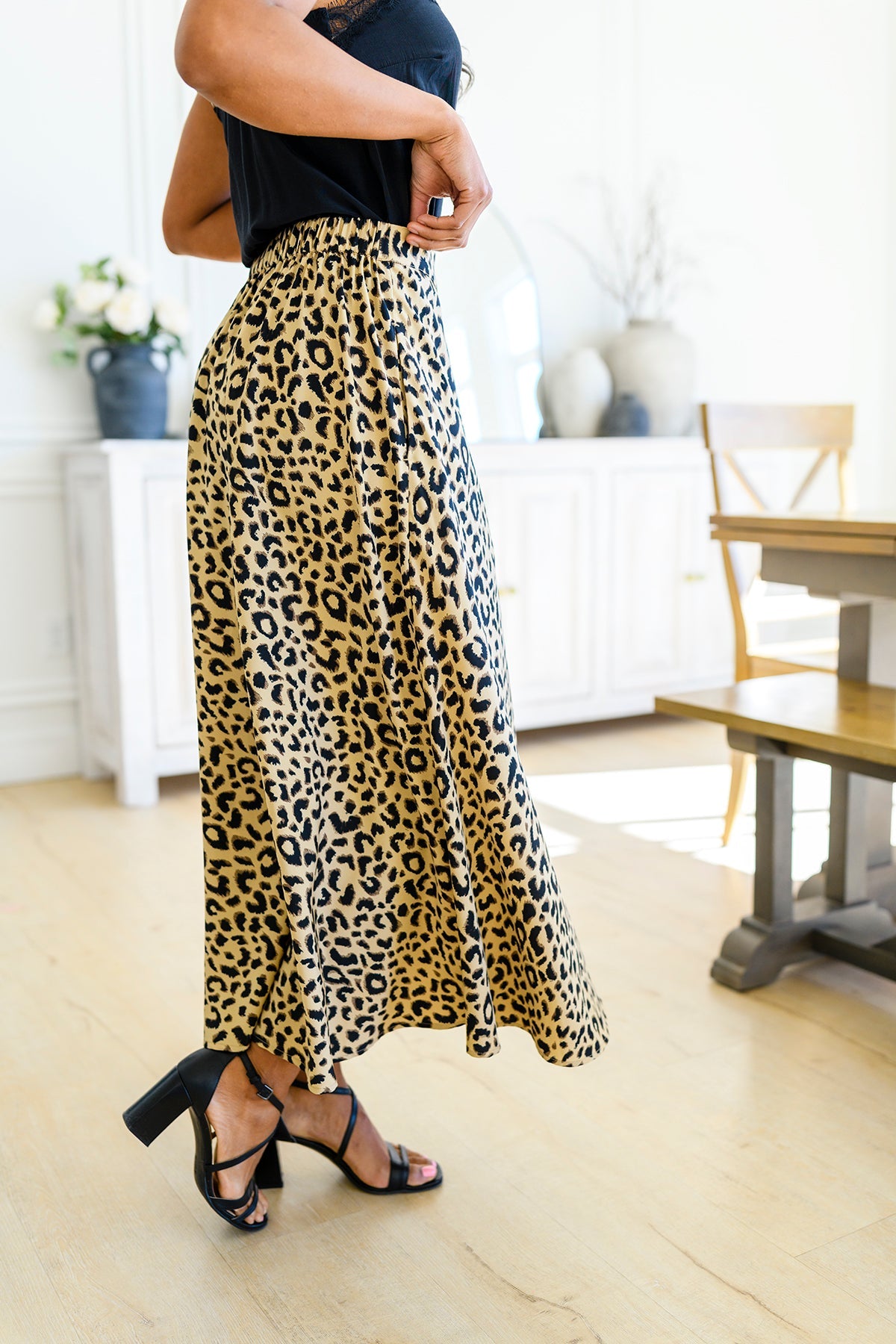 Untamed Beauty Leopard Print Maxi Skirt