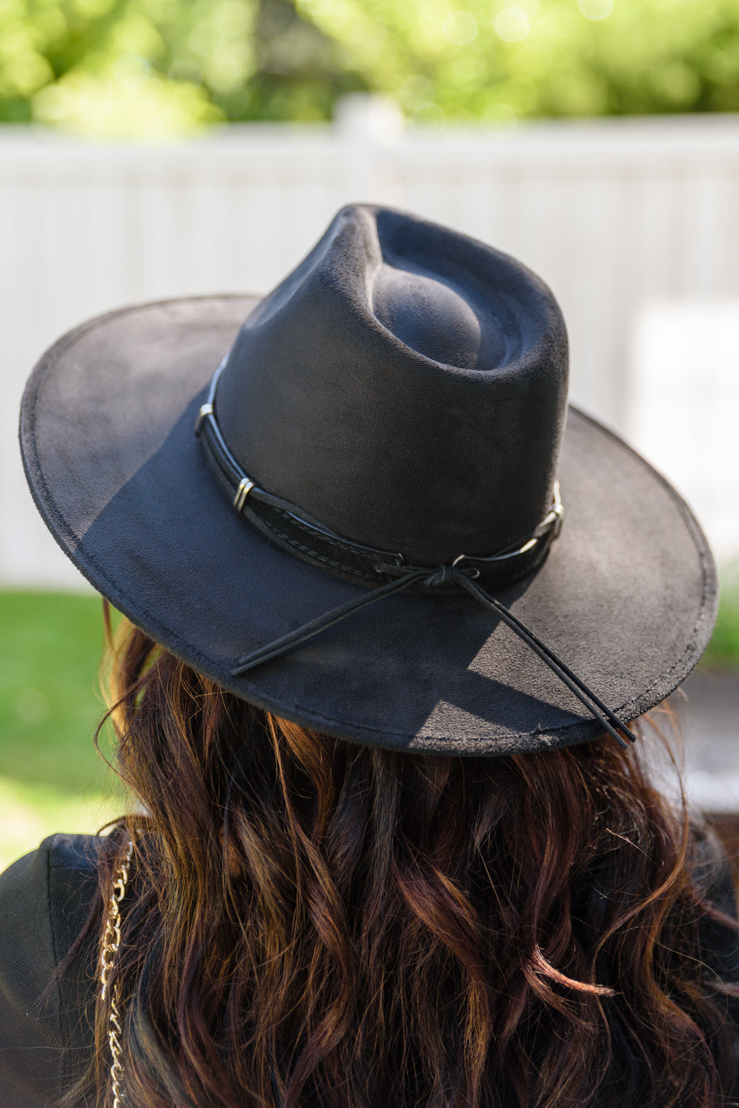 Bold Statement Black Wide Brim Hat