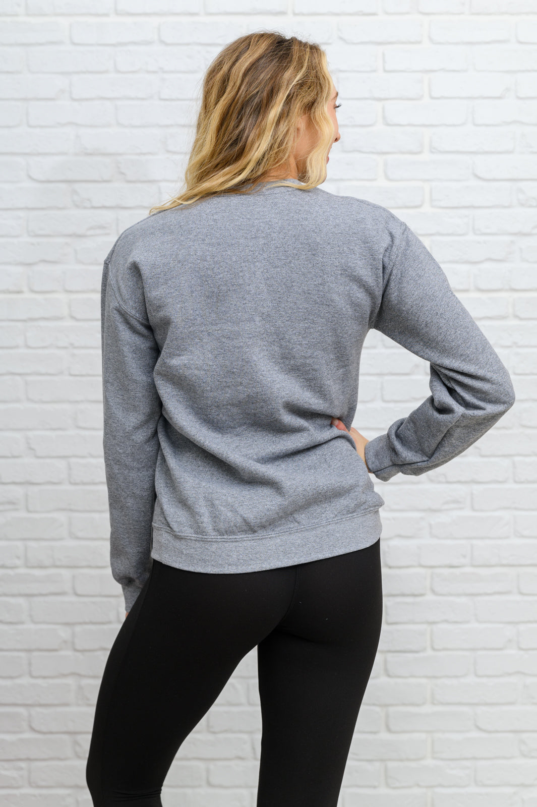 Merry Whatever Sweatshirt In Gray