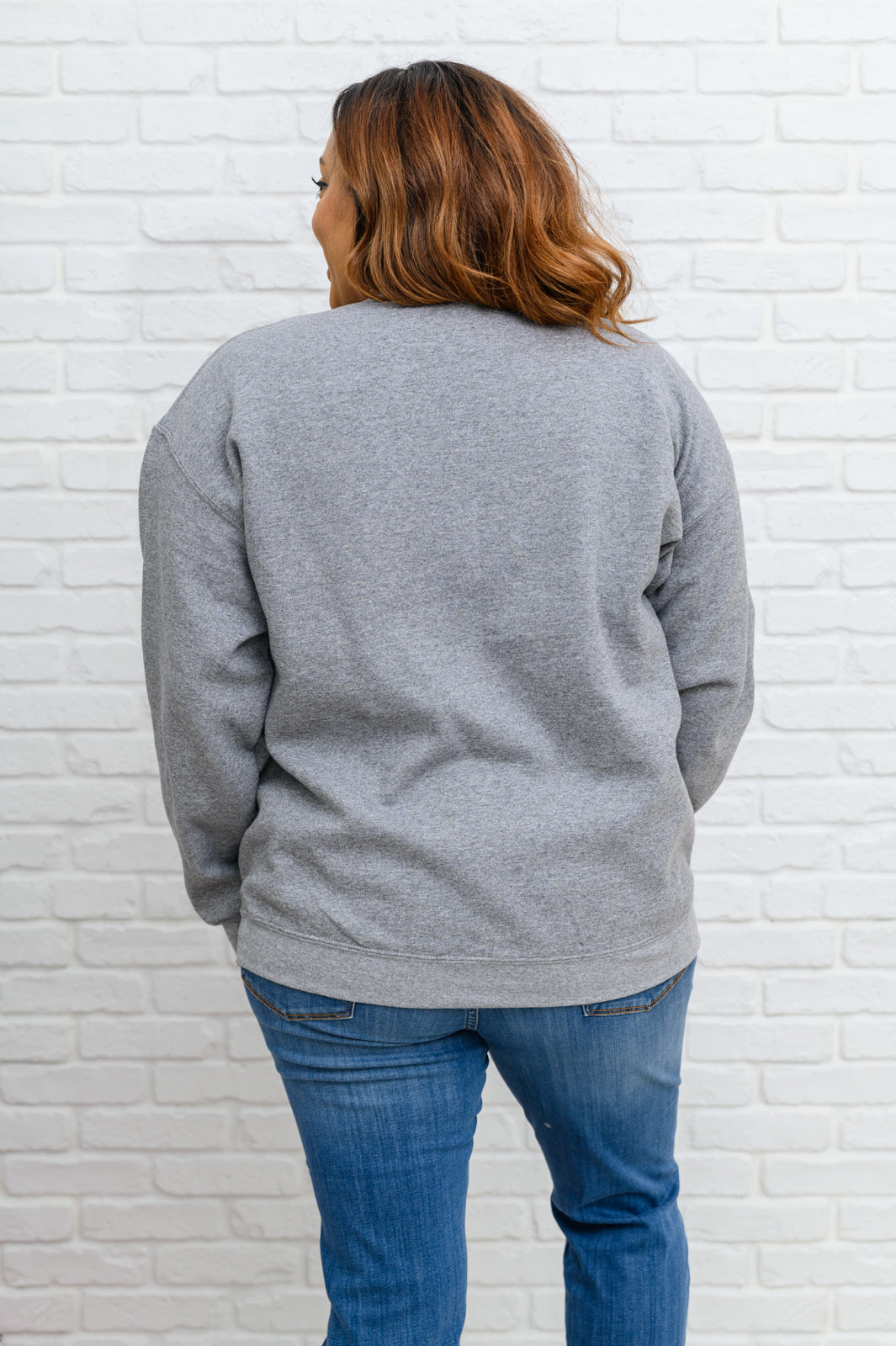 Merry Whatever Sweatshirt In Gray