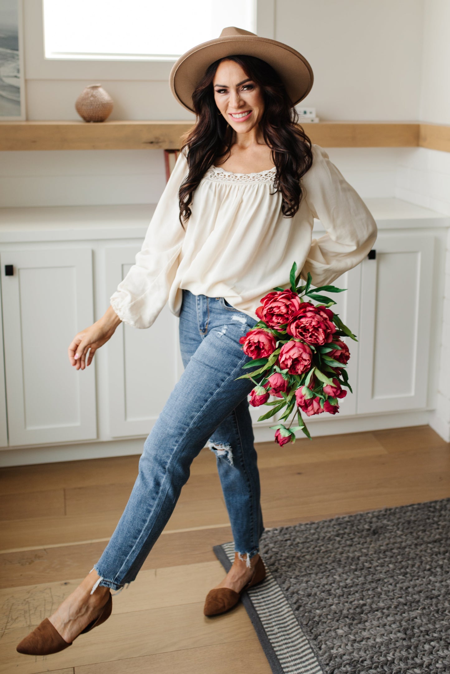 Judy Blue To the Edge Mid-Rise Destructed Hem Slim Fit Jeans