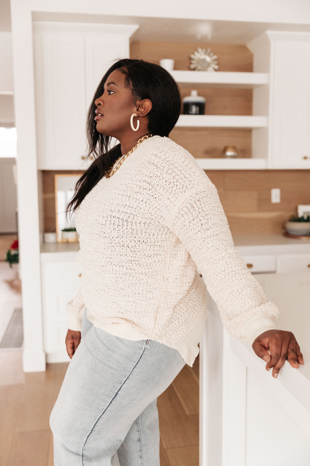 Meet Me in Monaco Sweater In Ivory