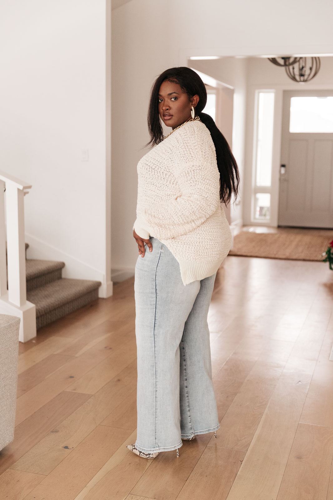 Meet Me in Monaco Sweater In Ivory