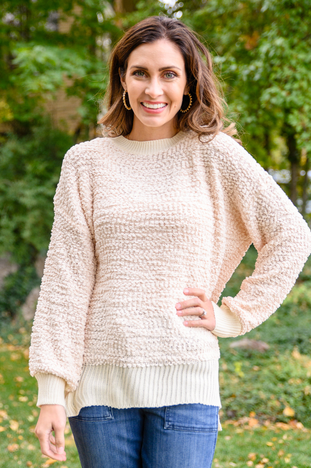 Meet Me in Monaco Sweater In Ivory
