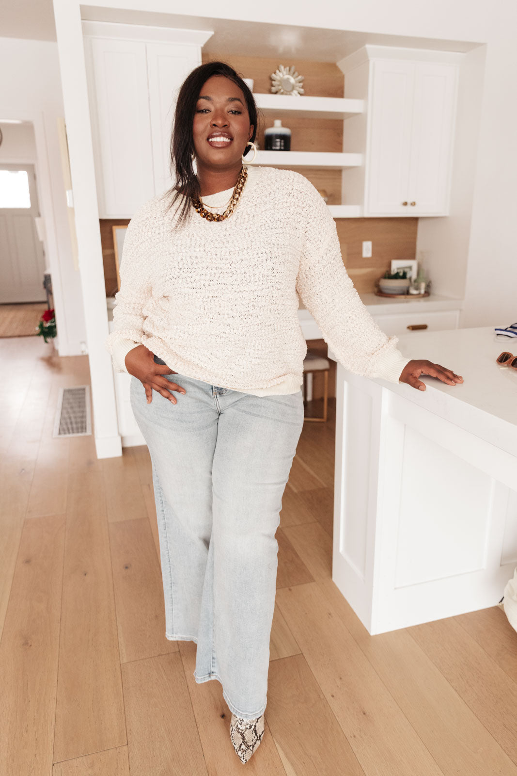 Meet Me in Monaco Sweater In Ivory