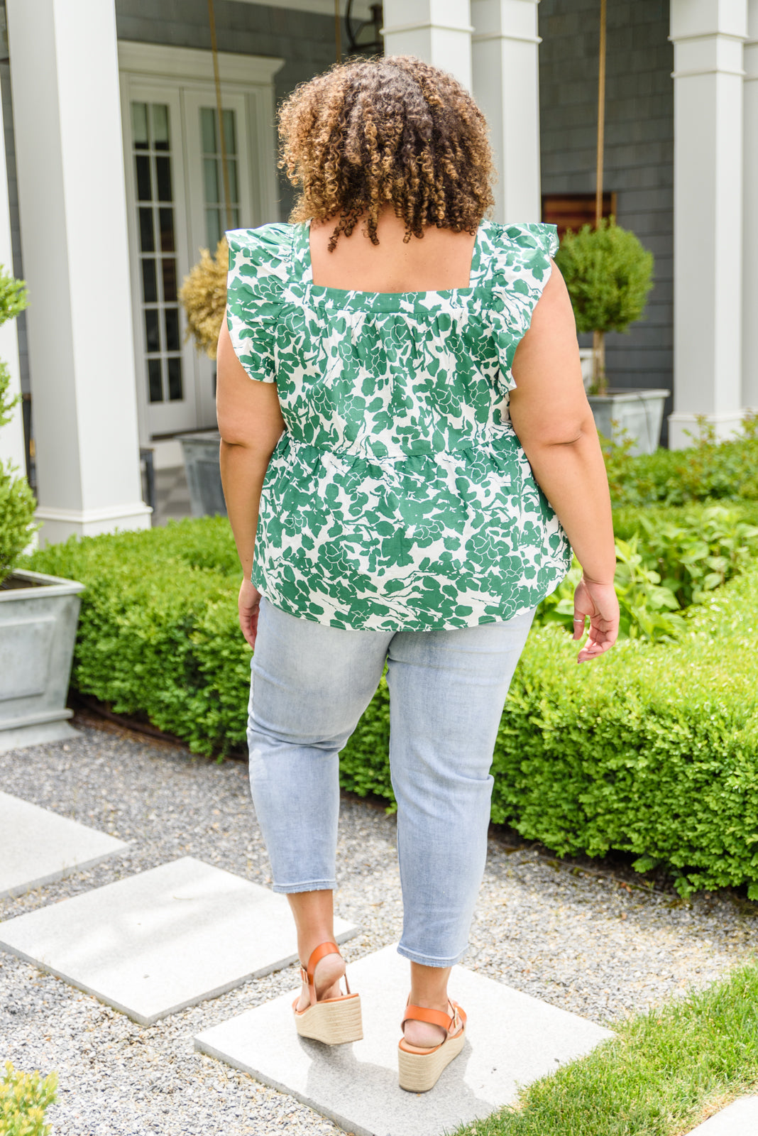 Shamrock Blossom Babydoll Top