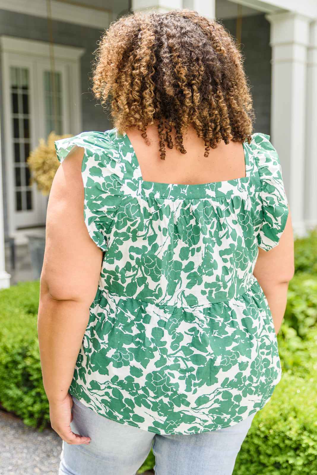 Shamrock Blossom Babydoll Top