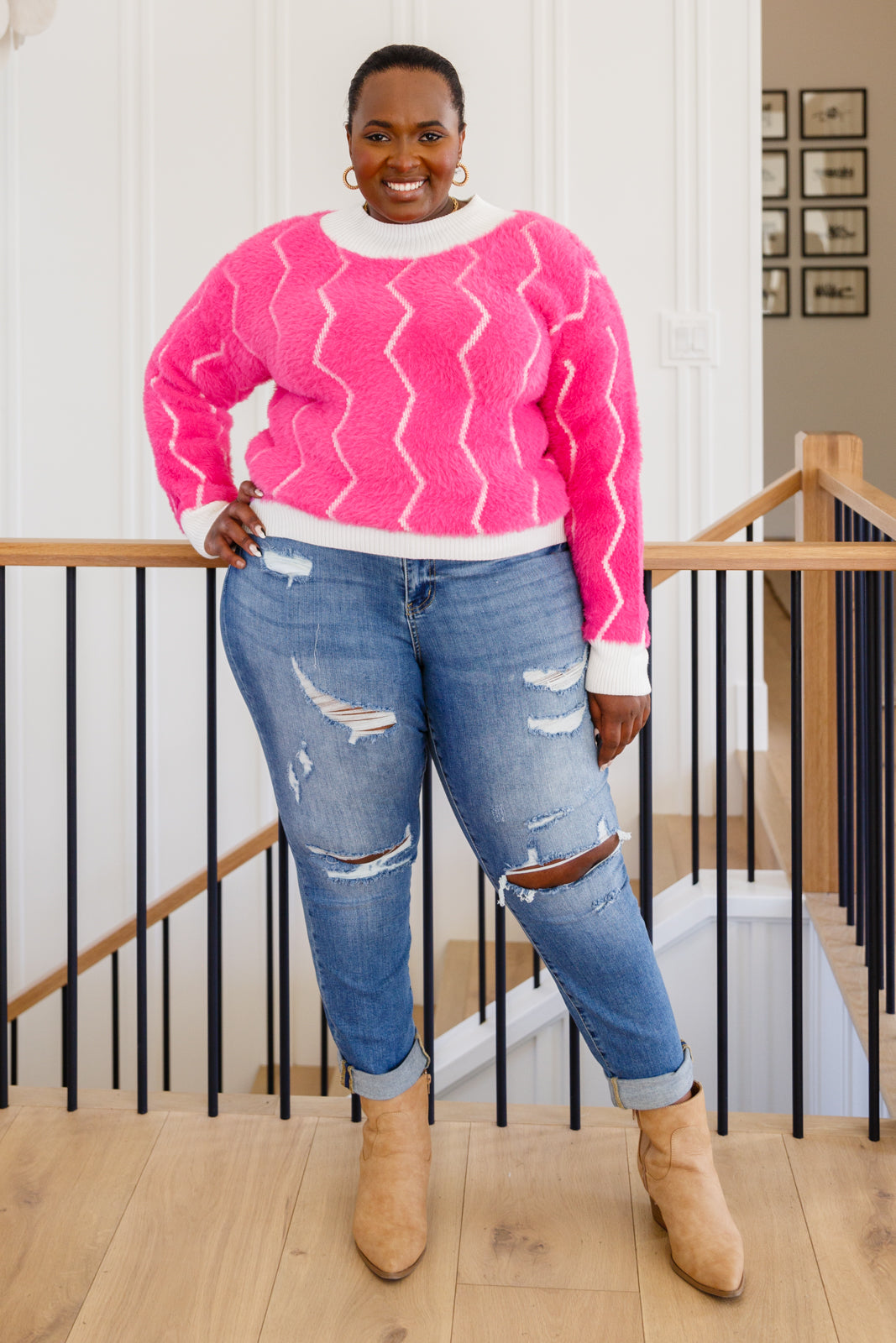 Perfect Vision Zig Zag Sweater