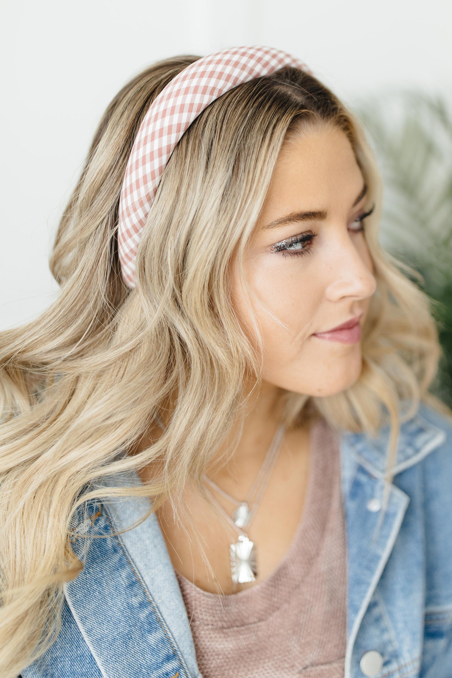 Love Is Plaid Headband