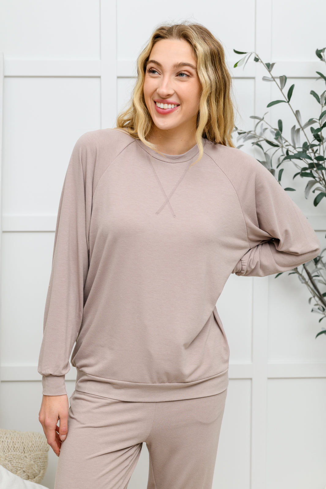 Just Gets Better Raglan Sleeve Pullover & Jogger Set
