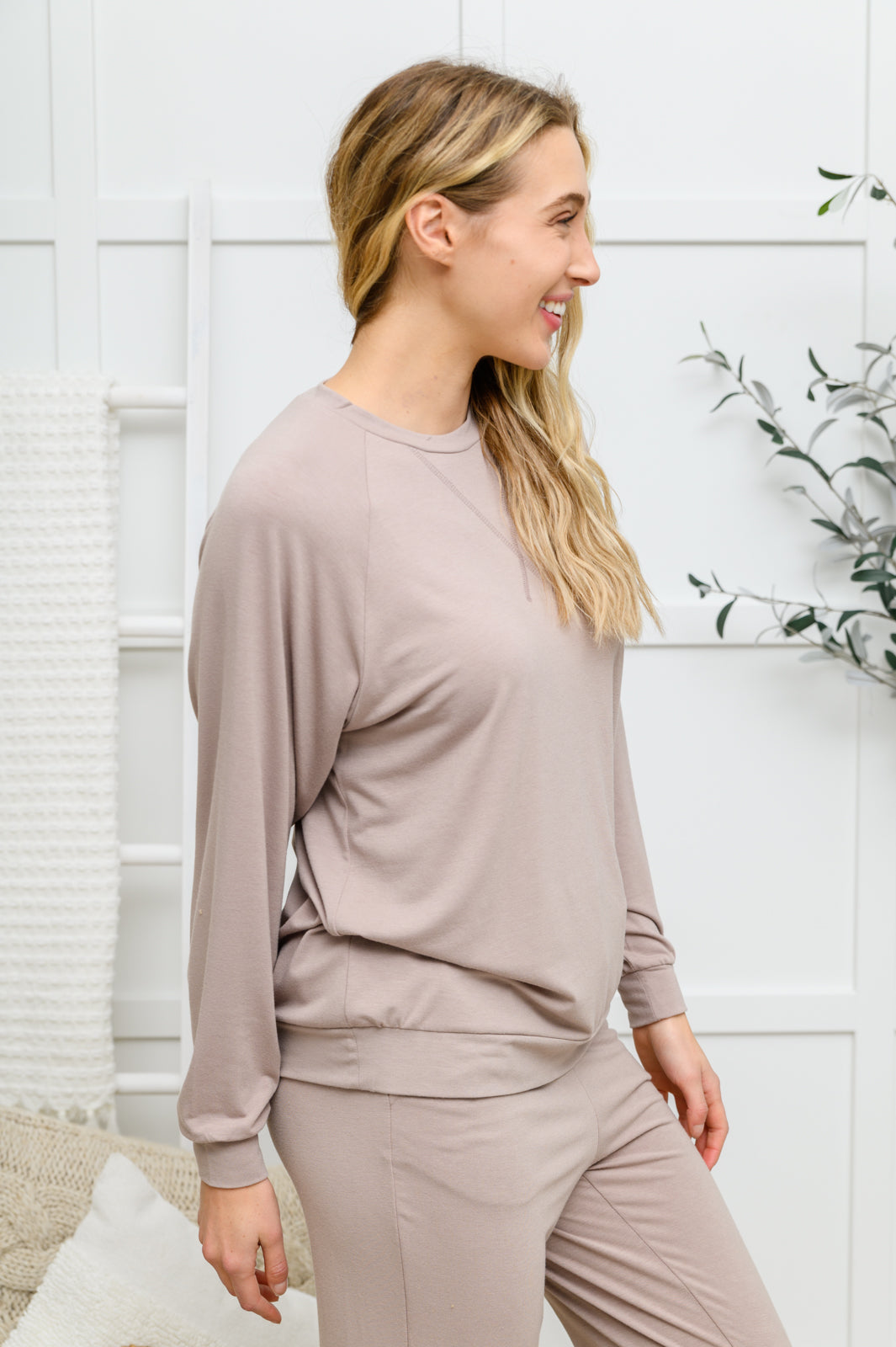Just Gets Better Raglan Sleeve Pullover & Jogger Set