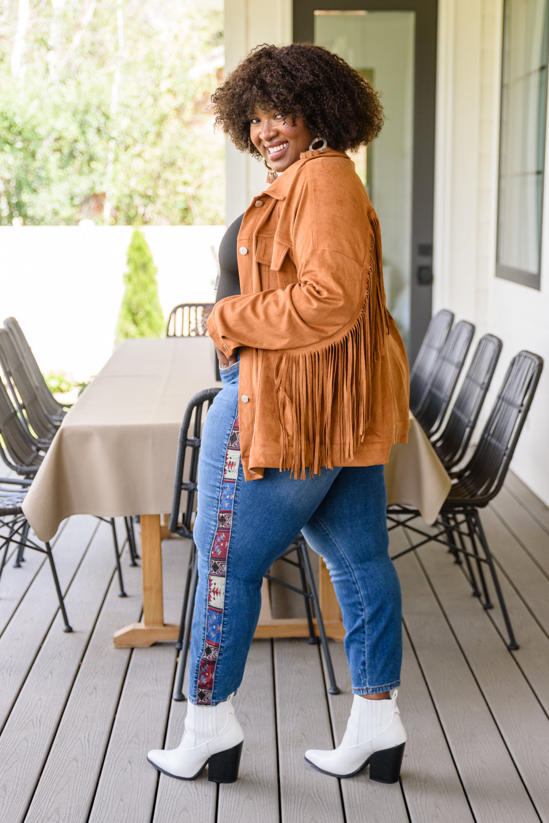 Judy Blue Free Spirit Aztec Relaxed Jeans