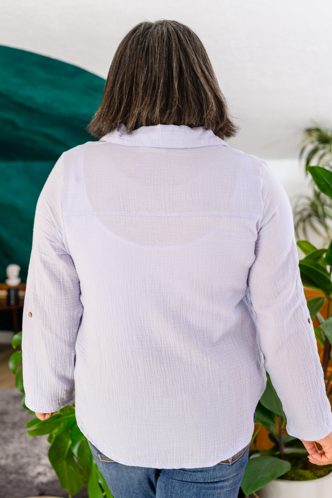 Lavender Skies Button Up Blouse