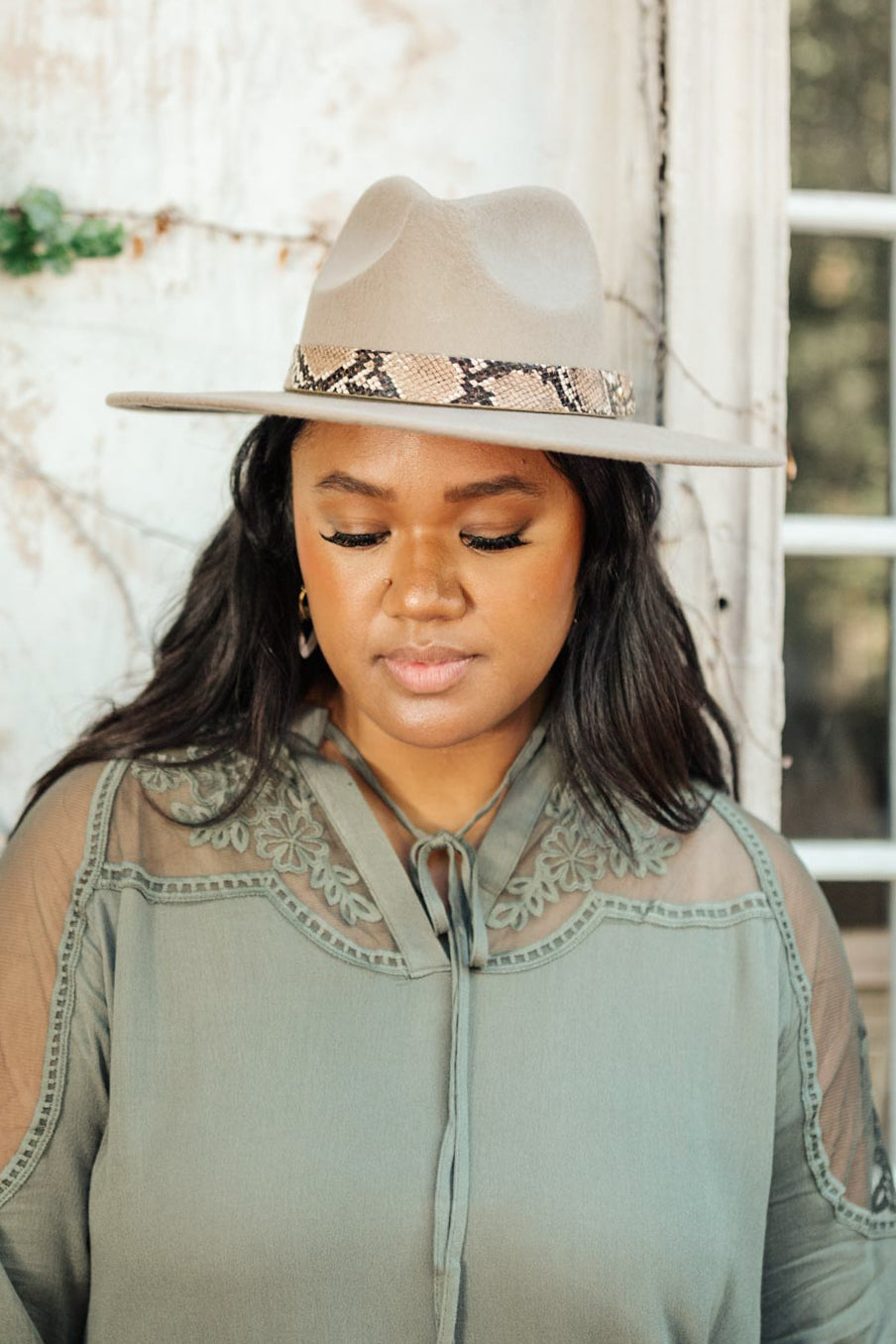 Up For Adventures Snakeskin Hat