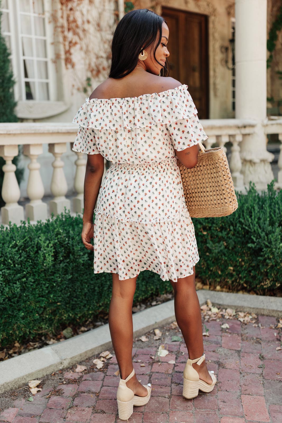 Thinking of You Floral Ruffle Dress