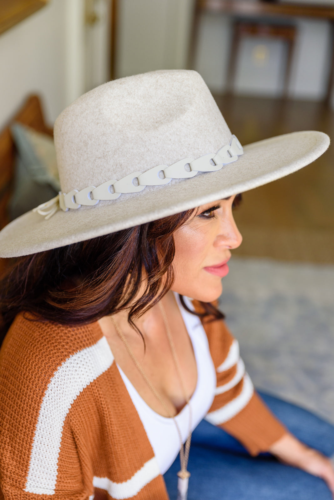 Let's Go Out Wide Brim Hat