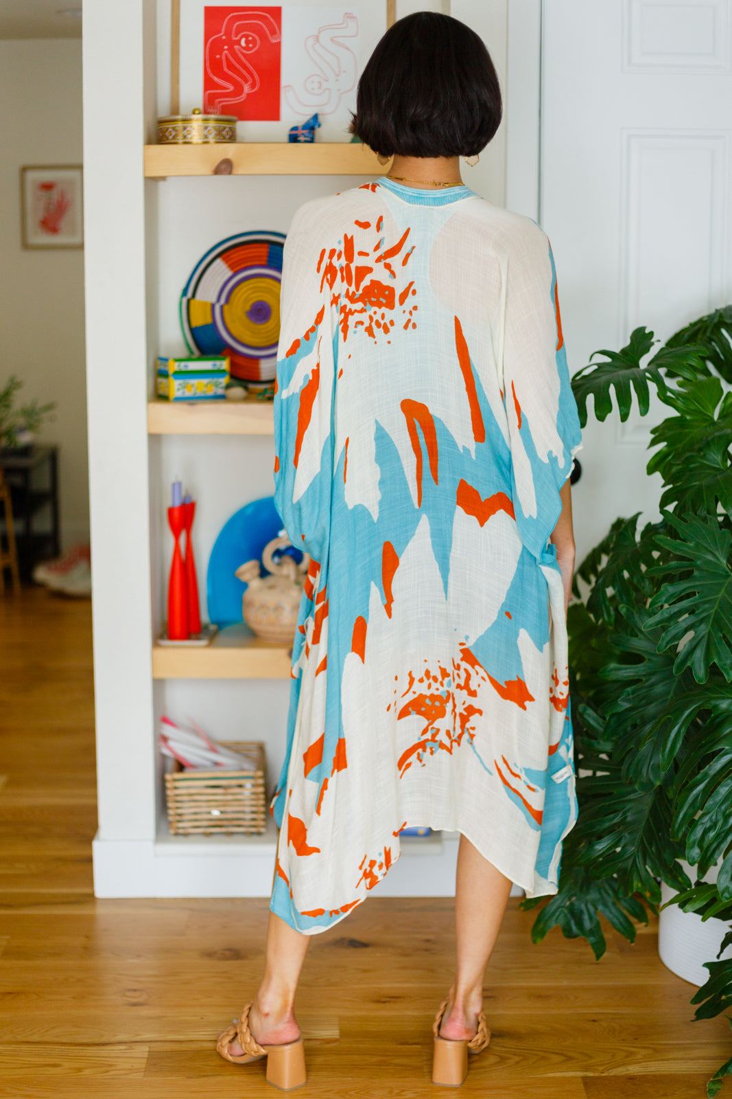 Island Vibes Floral Kimono Cardigan