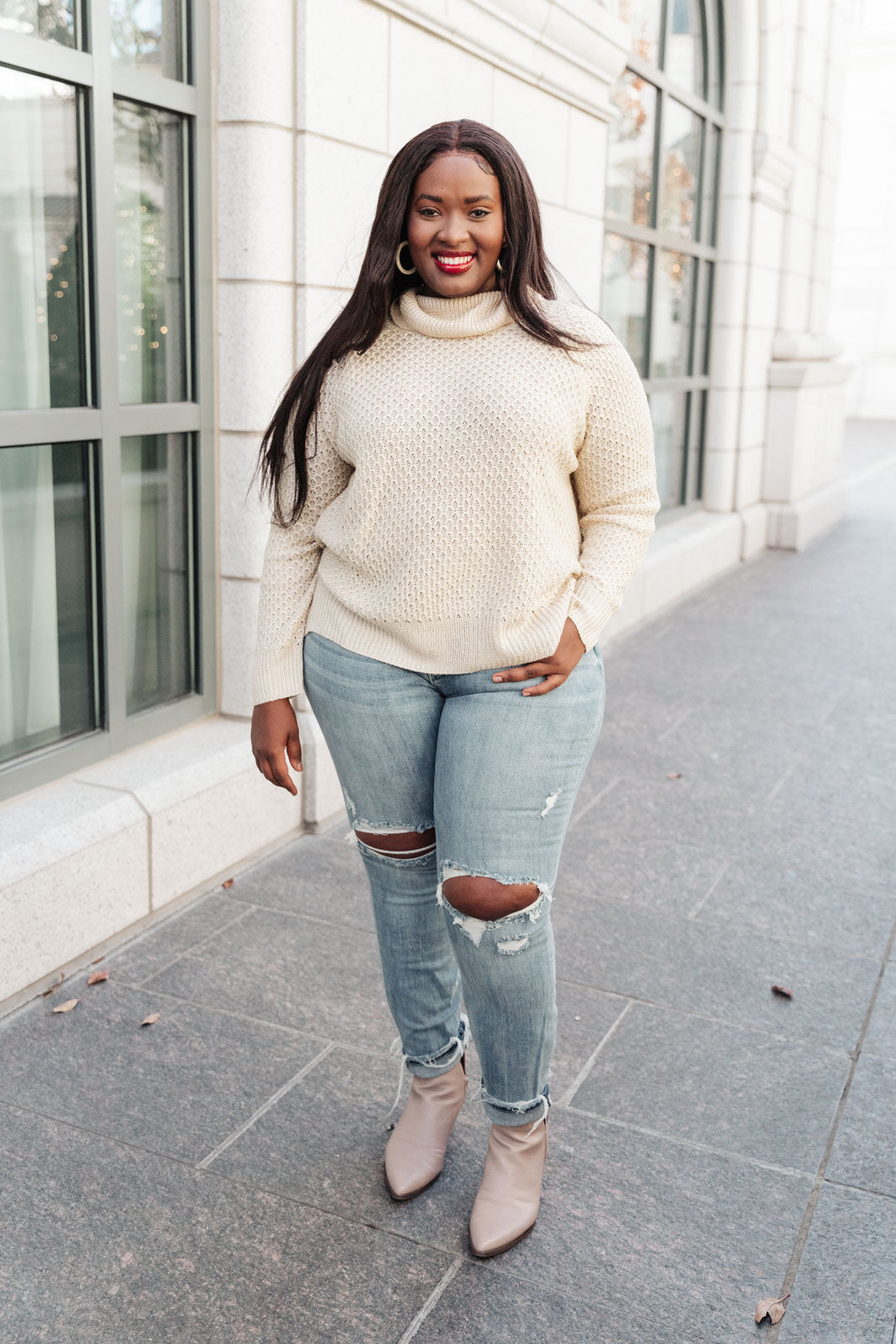 Back to Basics Sweater In Ivory