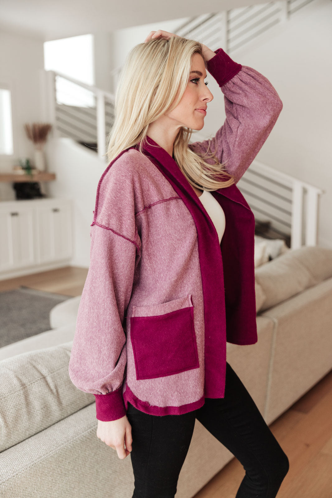 Speak Your Heart Jacket In Rose