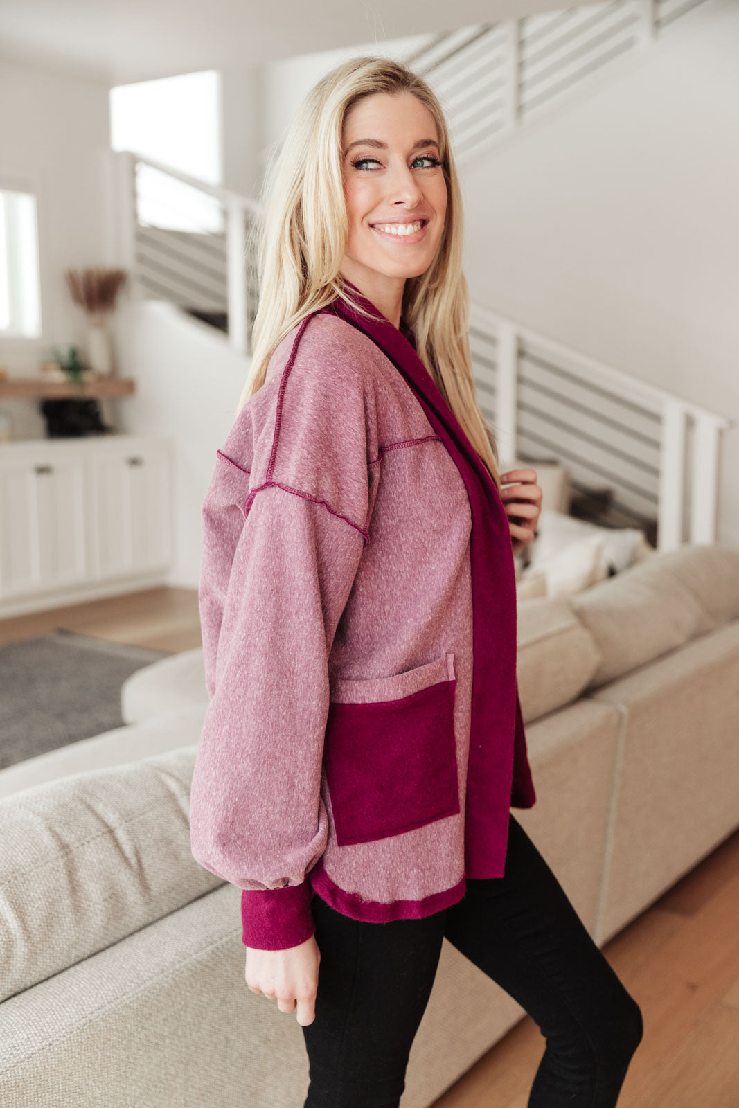 Speak Your Heart Jacket In Rose