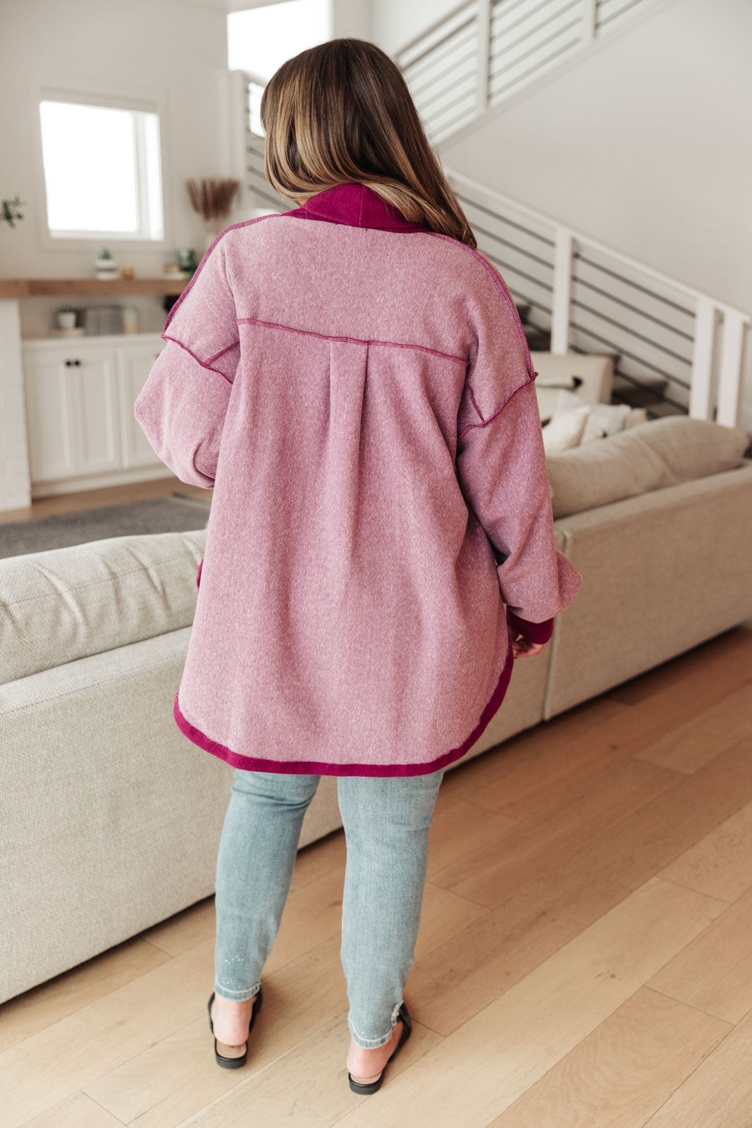 Speak Your Heart Jacket In Rose